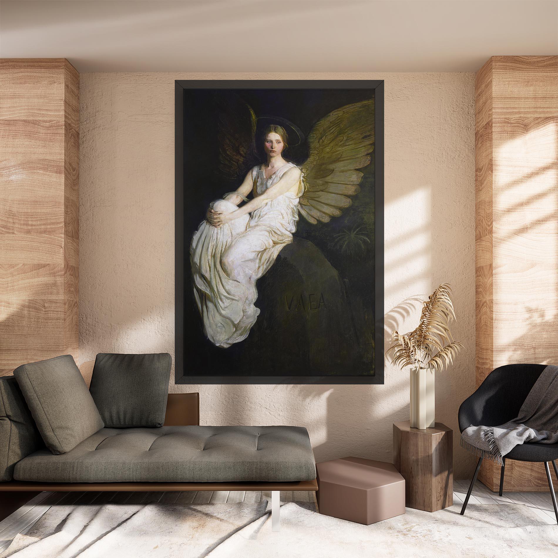 Vászonkép Angel Thinking mockup 8