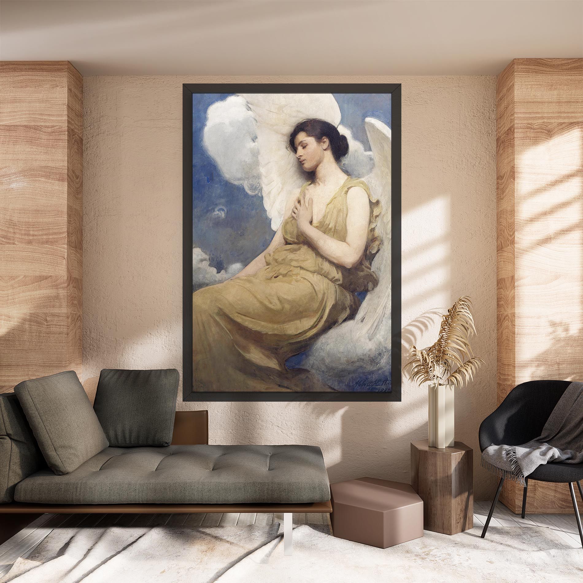 Angel Woman Painting mockup 8