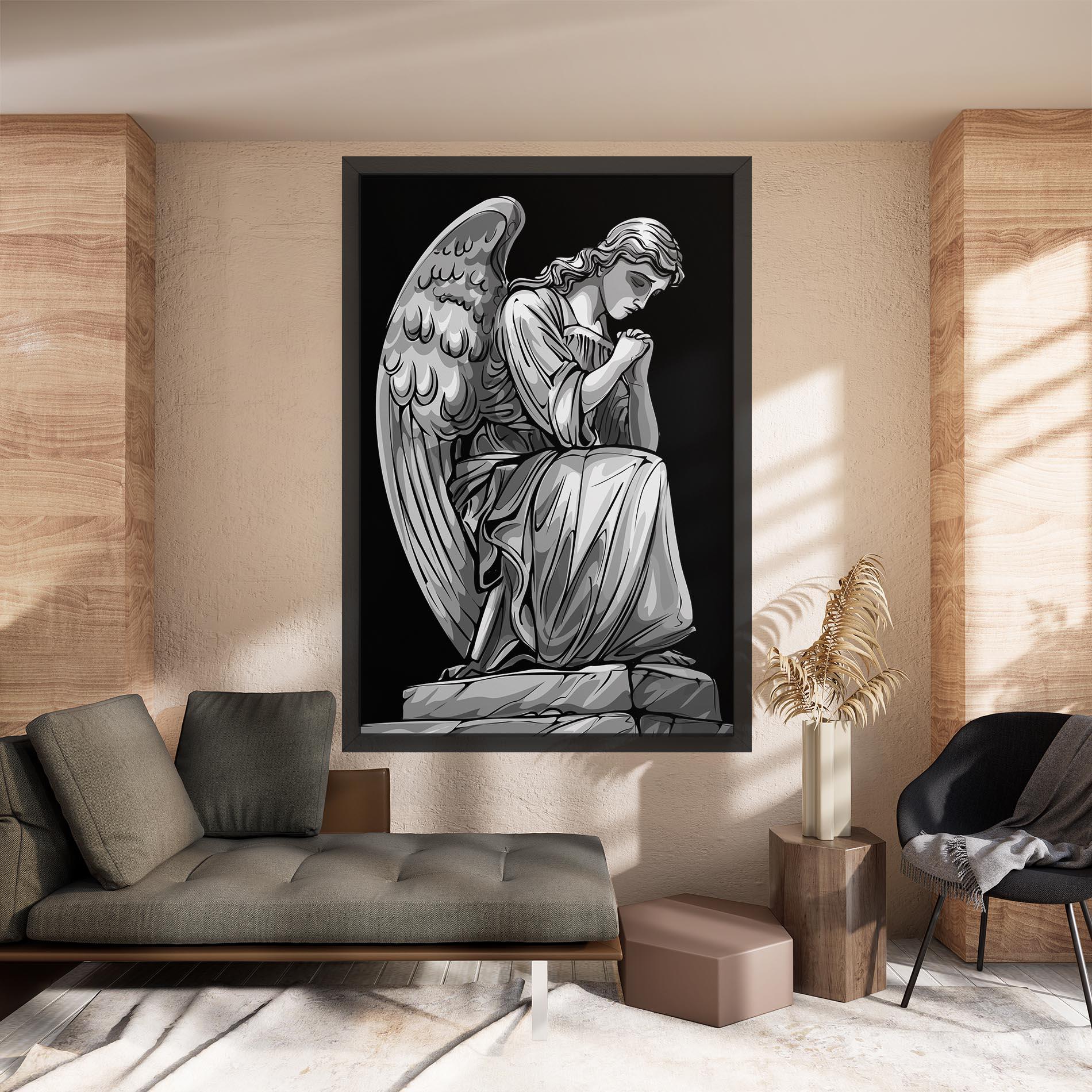 Vászonkép Pray Angel mockup 8