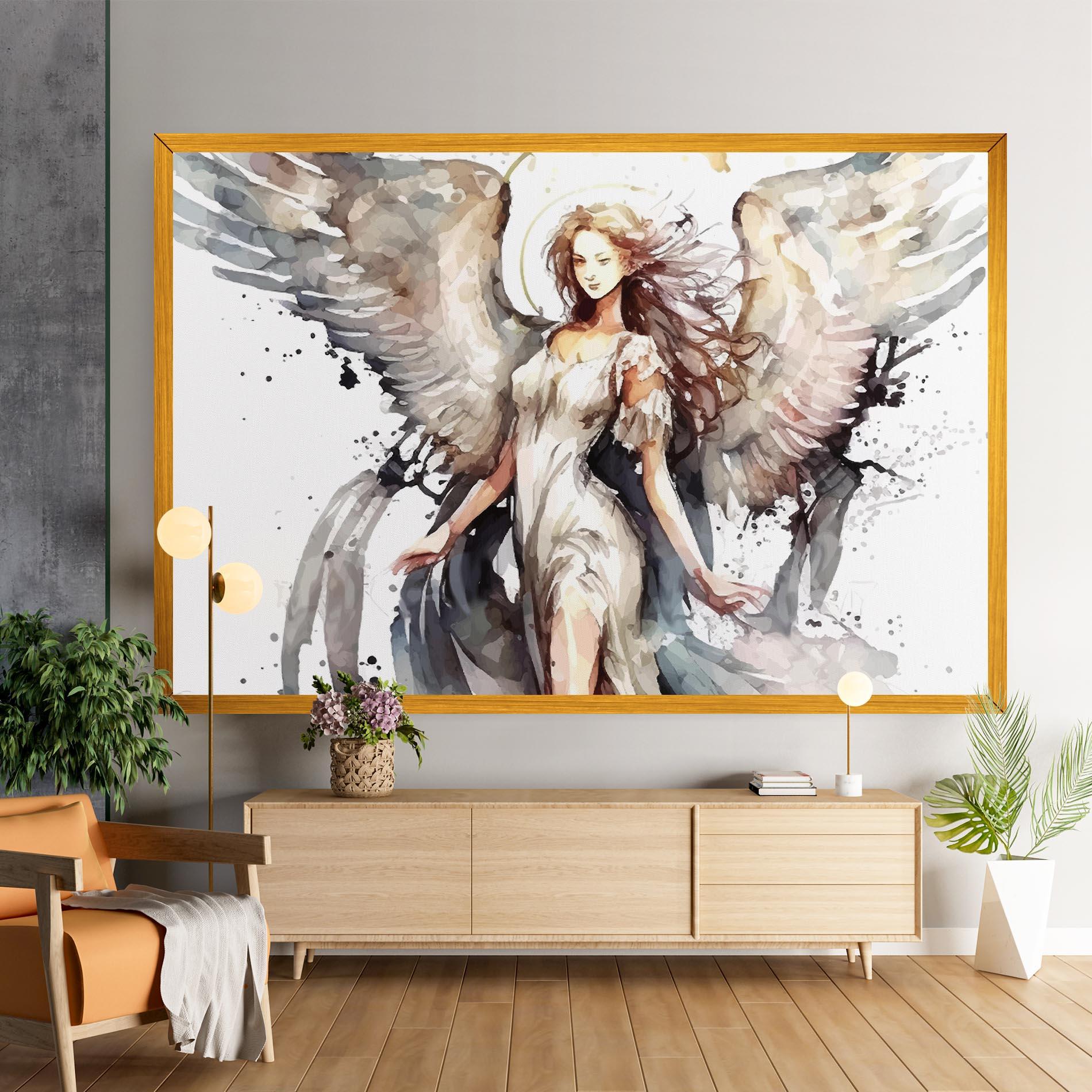 Vászonkép Angel Lady mockup 9