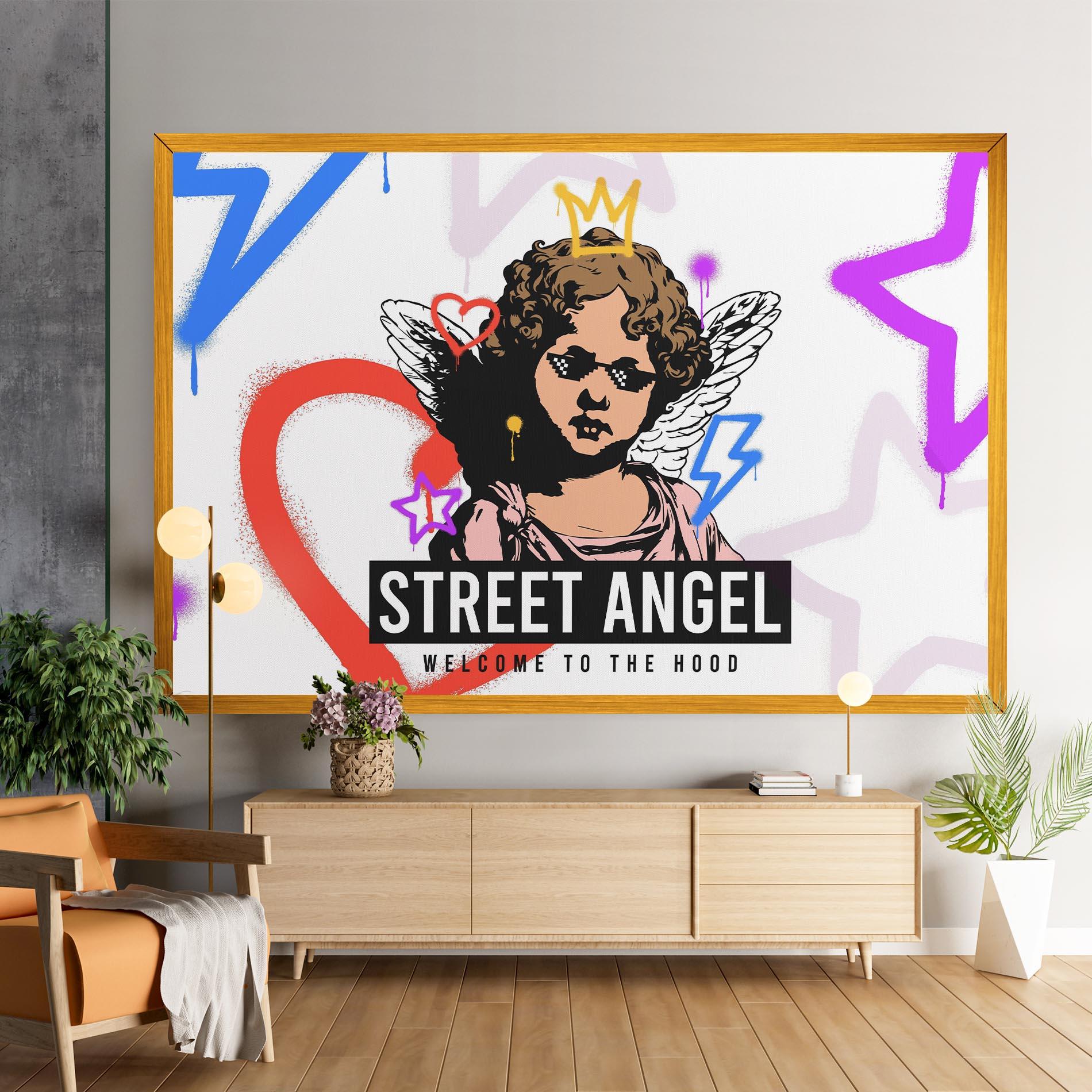 Vászonkép Hood Angel mockup 9