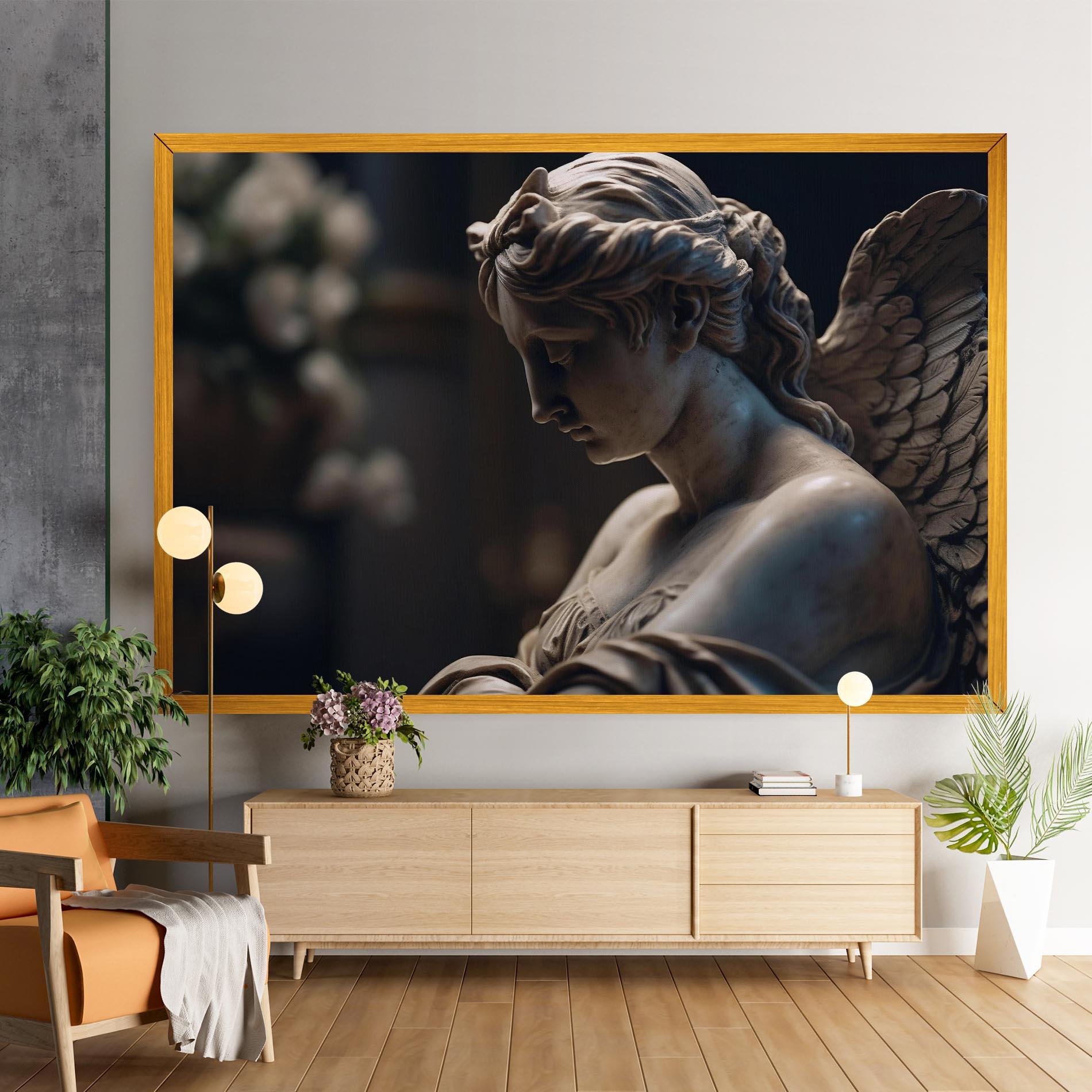 Vászonkép Praying Woman mockup 9