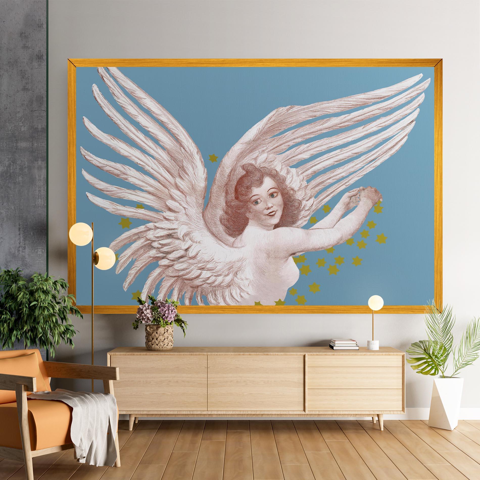 Vászonkép Stars Angel mockup 9
