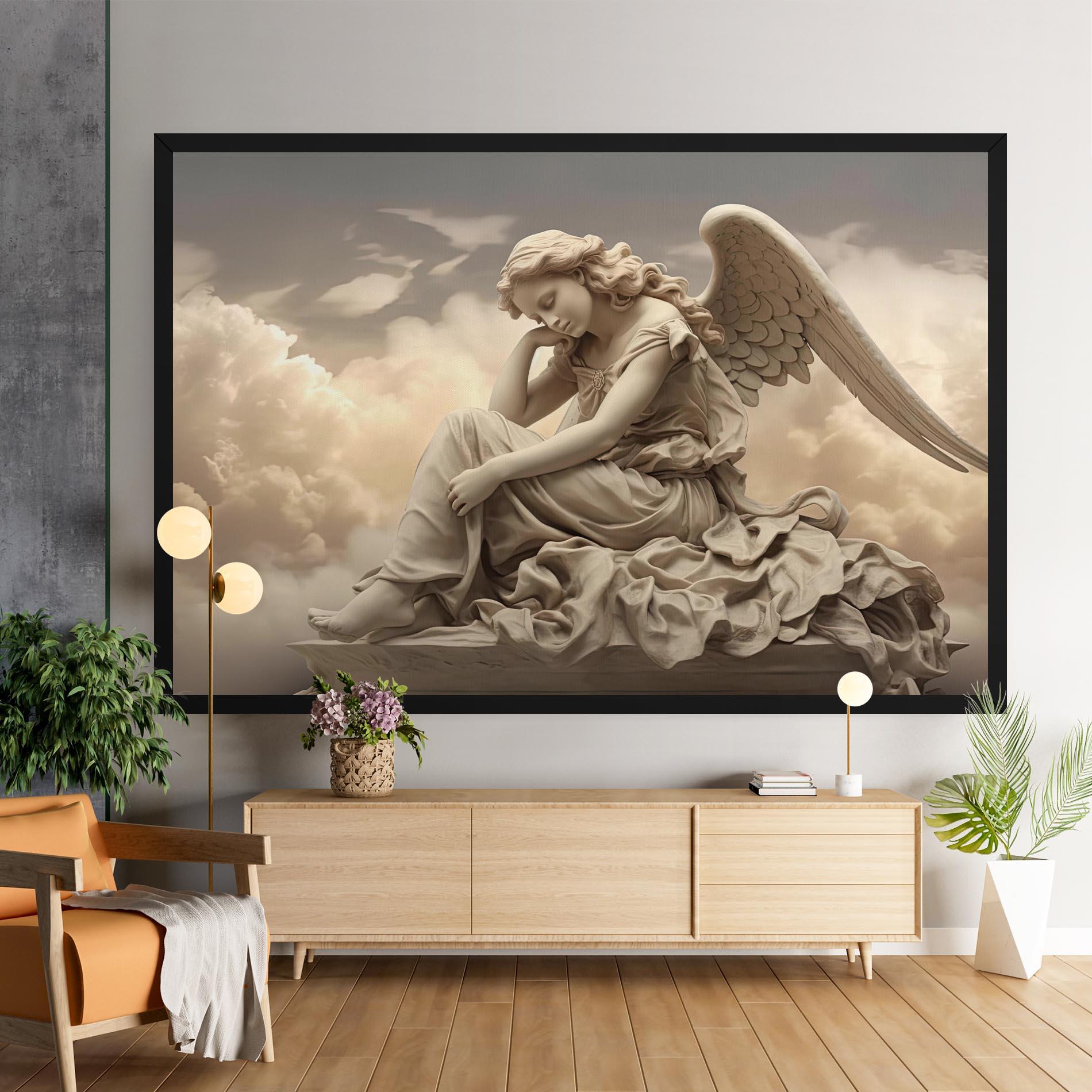 Vászonkép Angel Guardian Cloud mockup 9