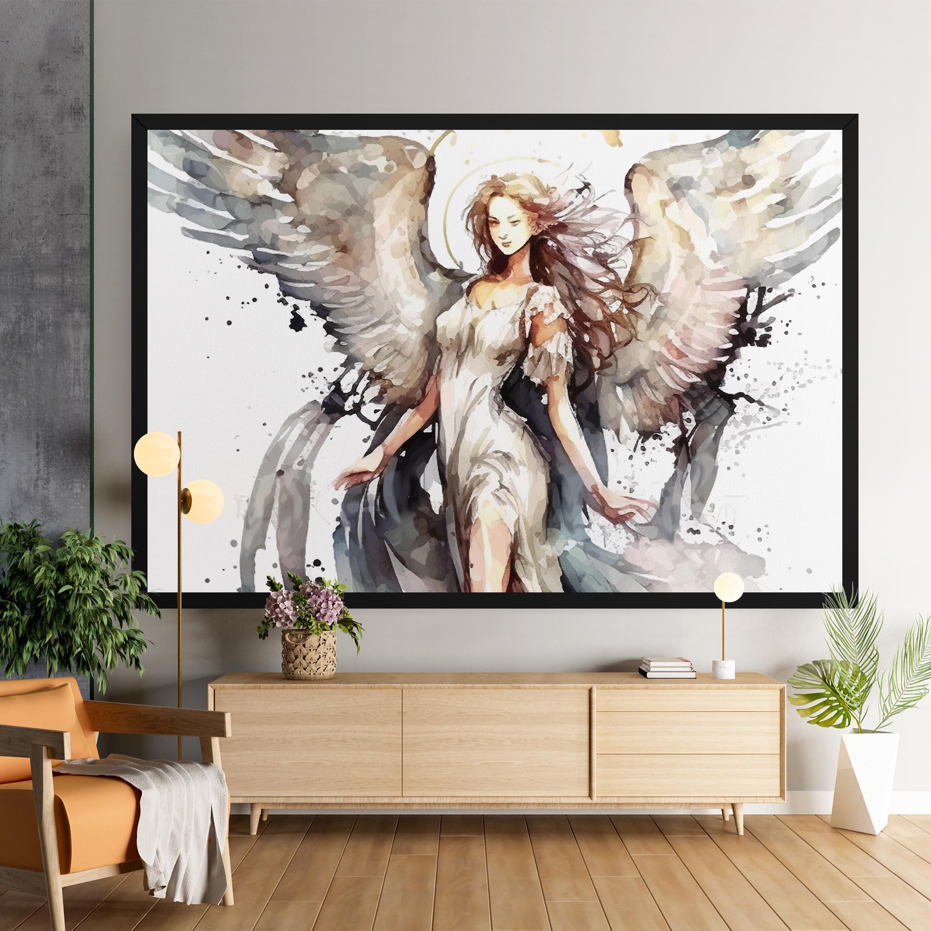 Vászonkép Angel Lady mockup 9