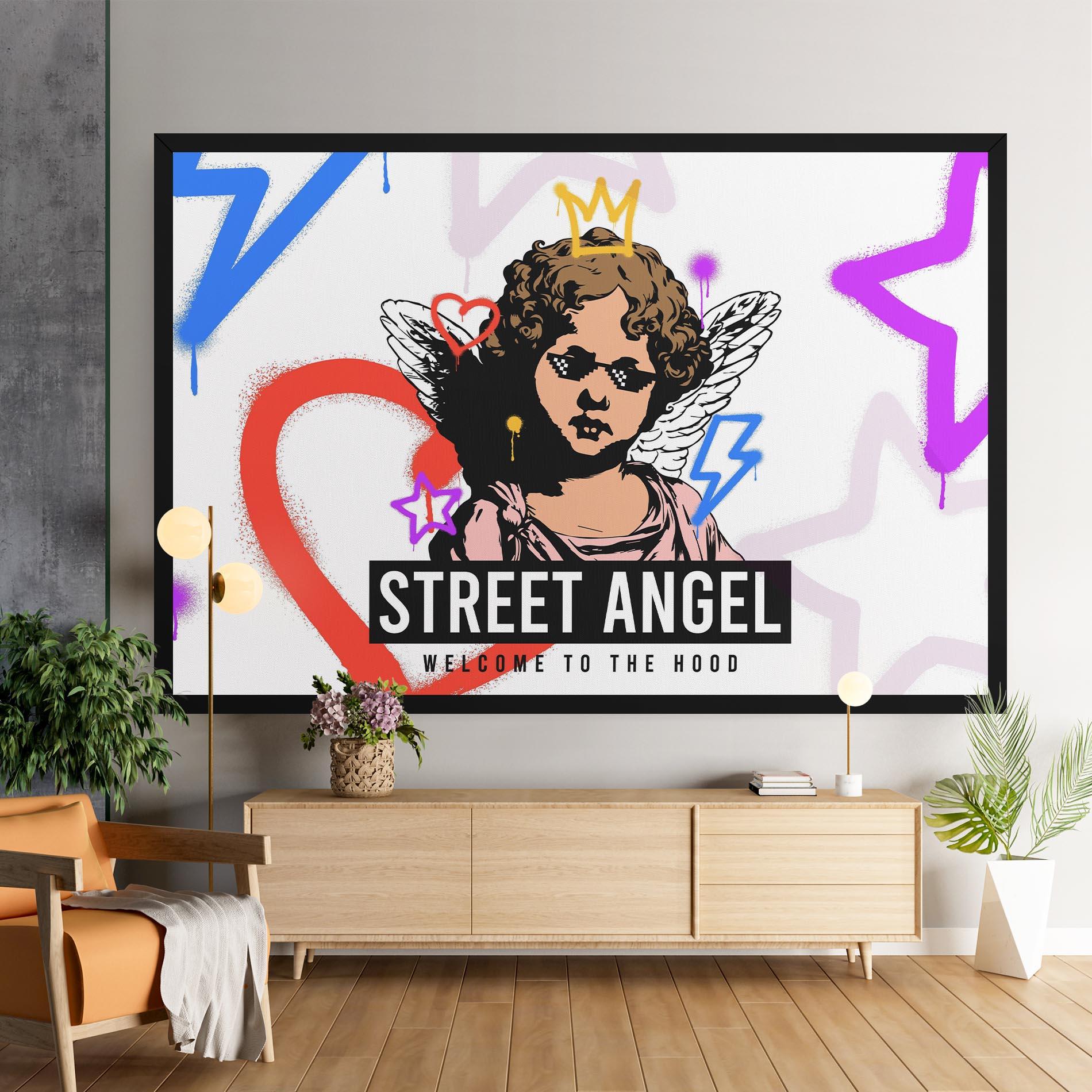 Vászonkép Hood Angel mockup 9