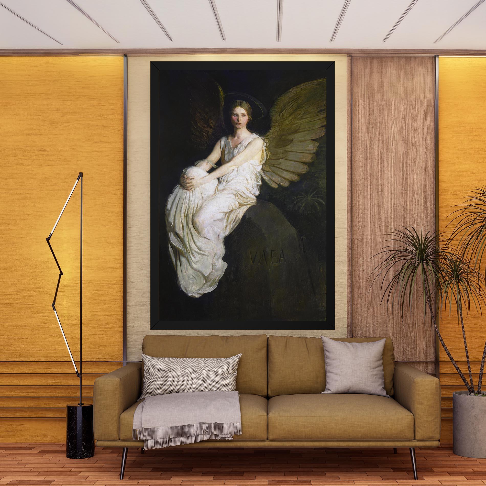 Vászonkép Angel Thinking mockup 9