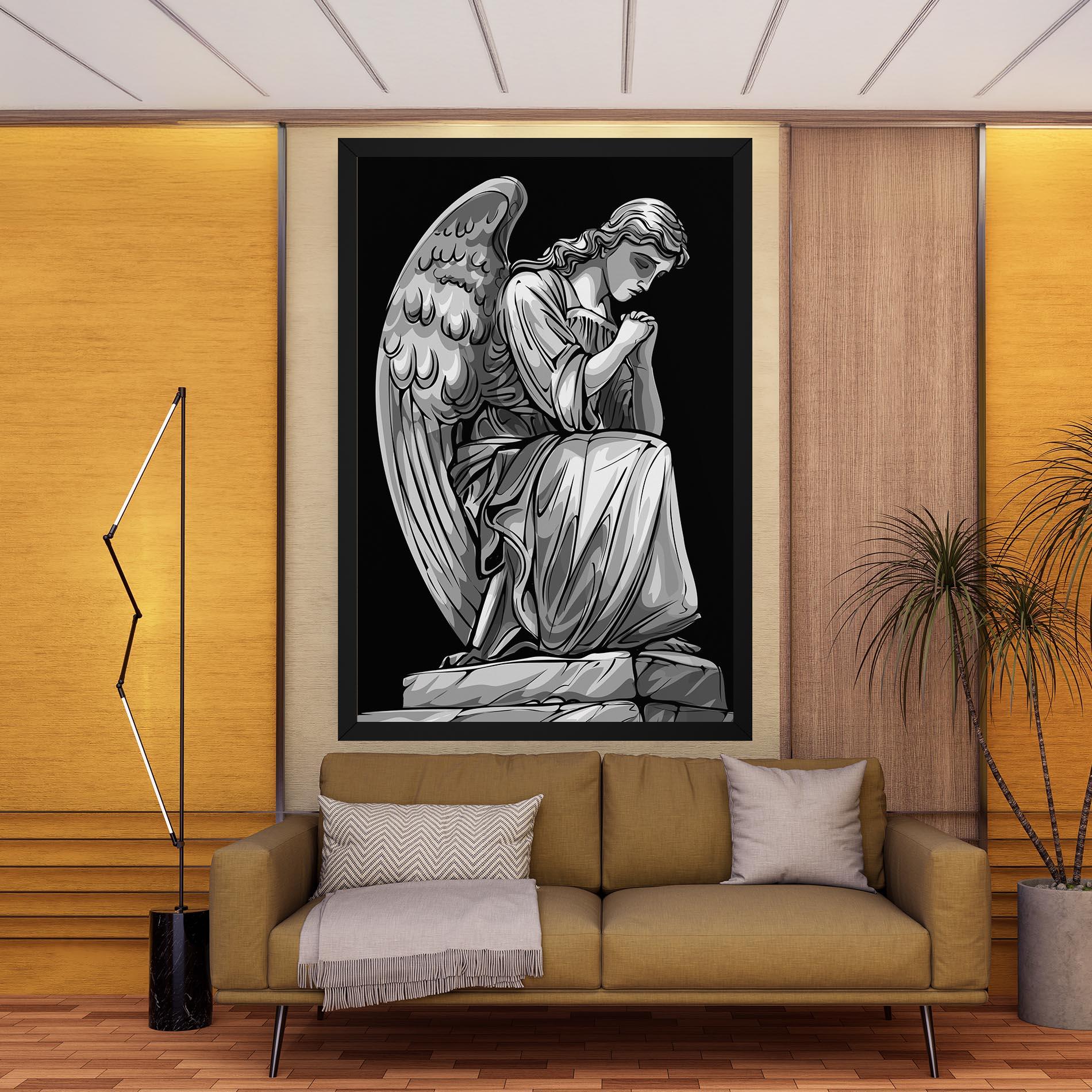 Vászonkép Pray Angel mockup 9