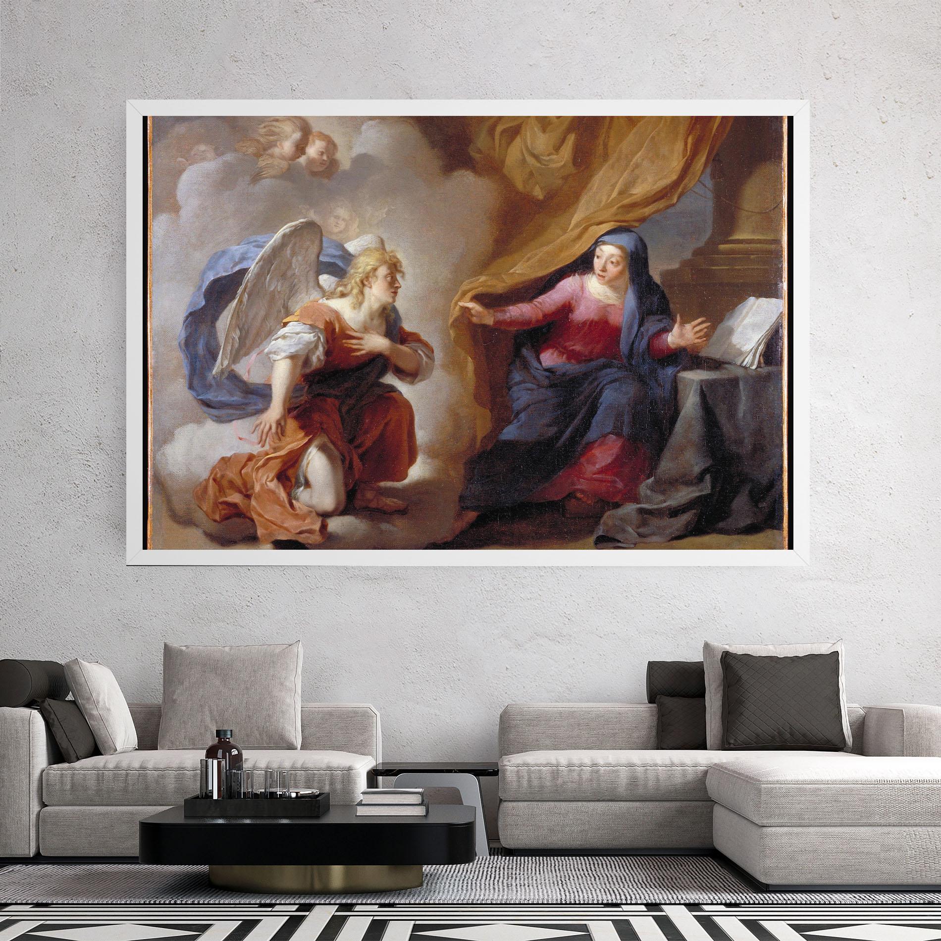 Vászonkép Painting Old Angel mockup 2
