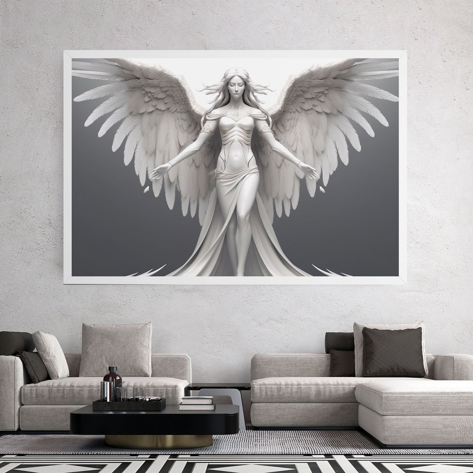 White Stone Woman mockup 2