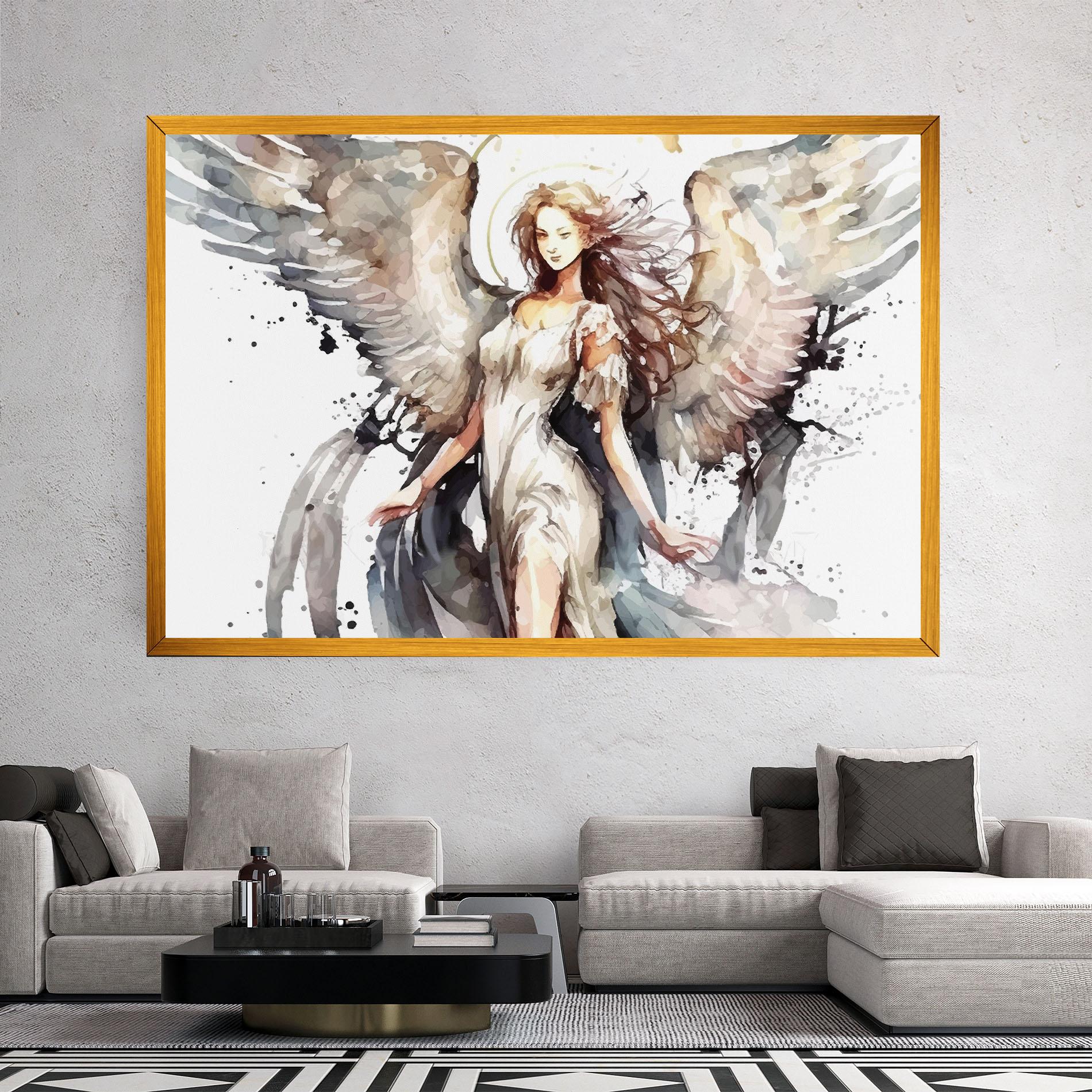 Vászonkép Angel Lady mockup 2