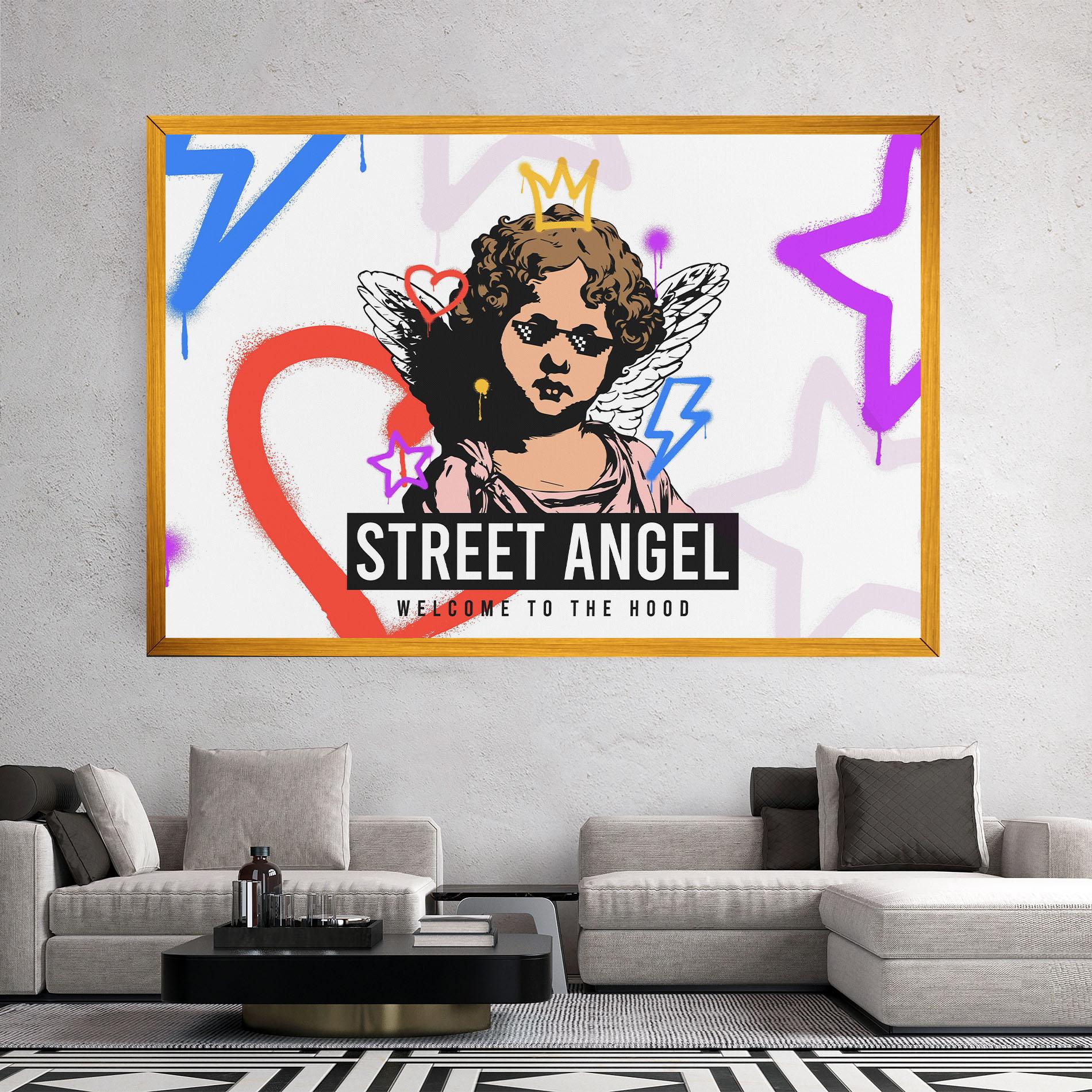 Vászonkép Hood Angel mockup 2