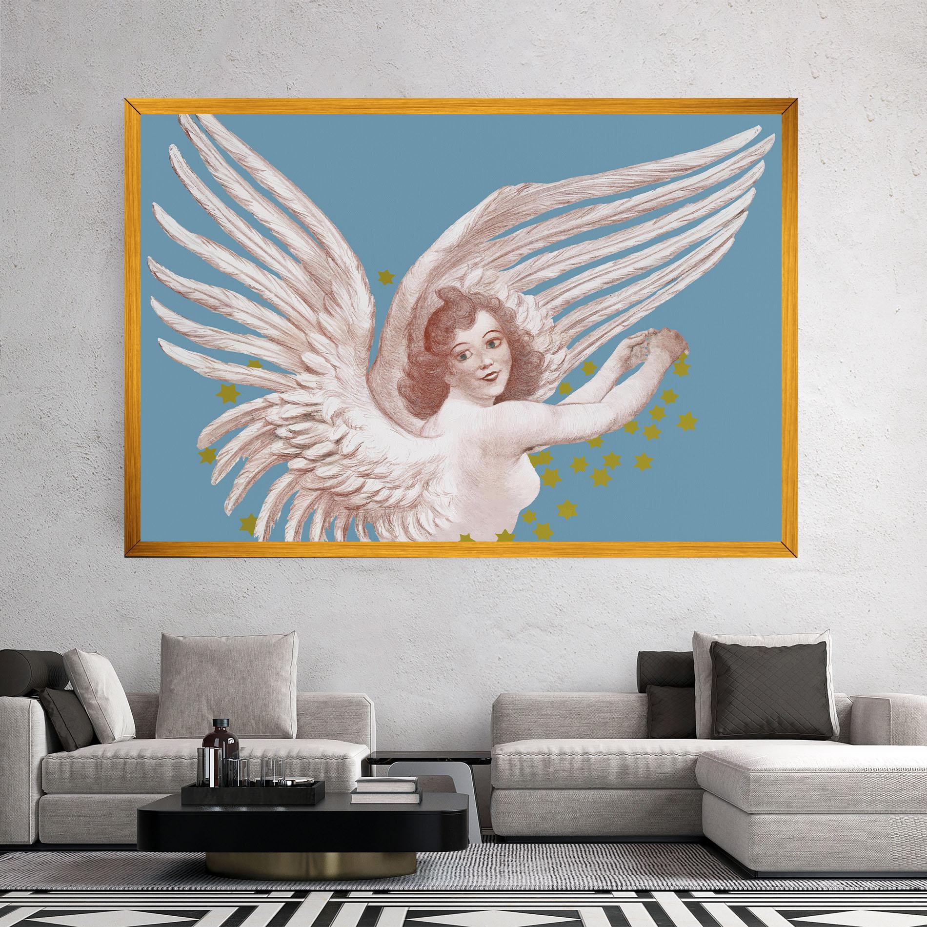 Vászonkép Stars Angel mockup 2