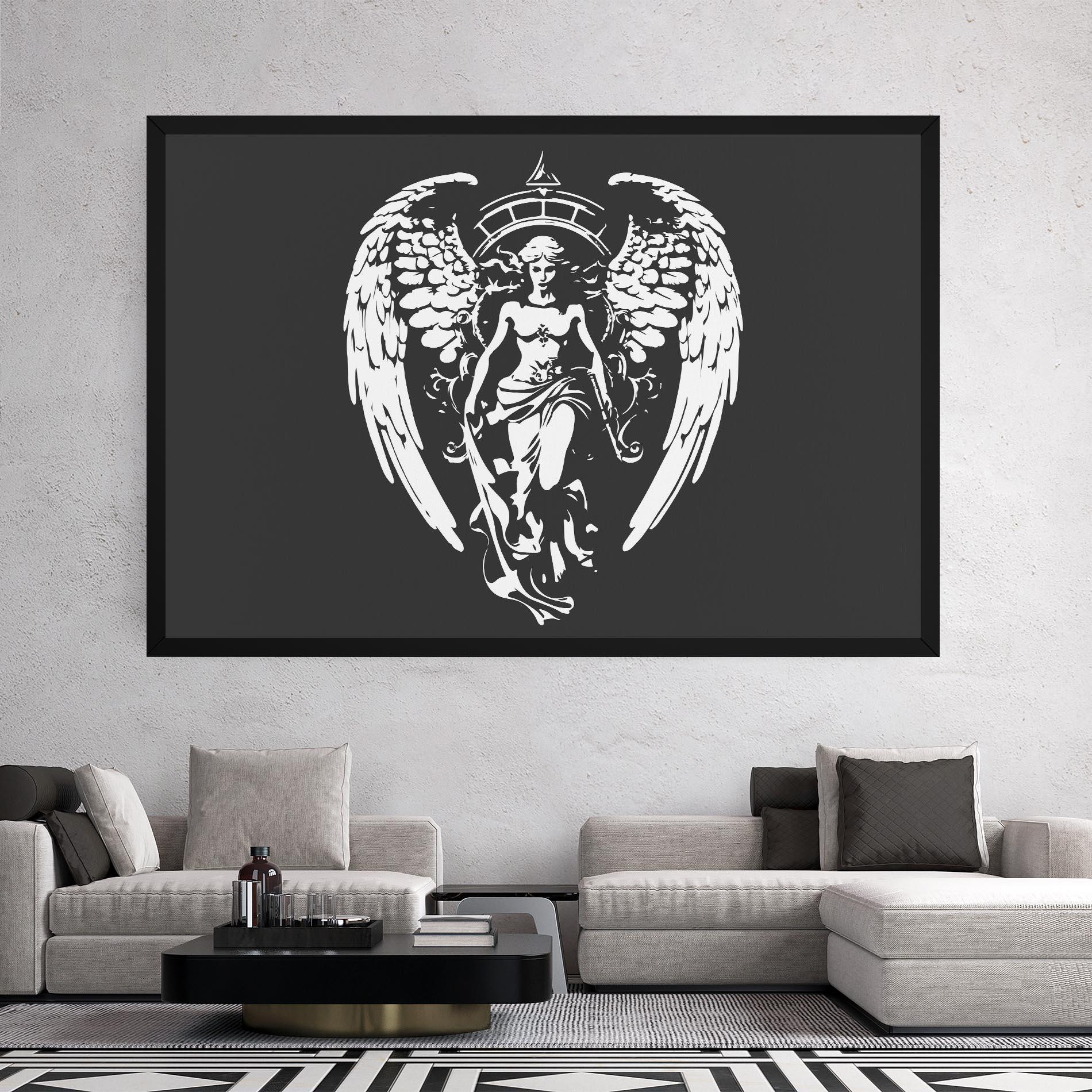 Vászonkép Angel Of Jewels mockup 2