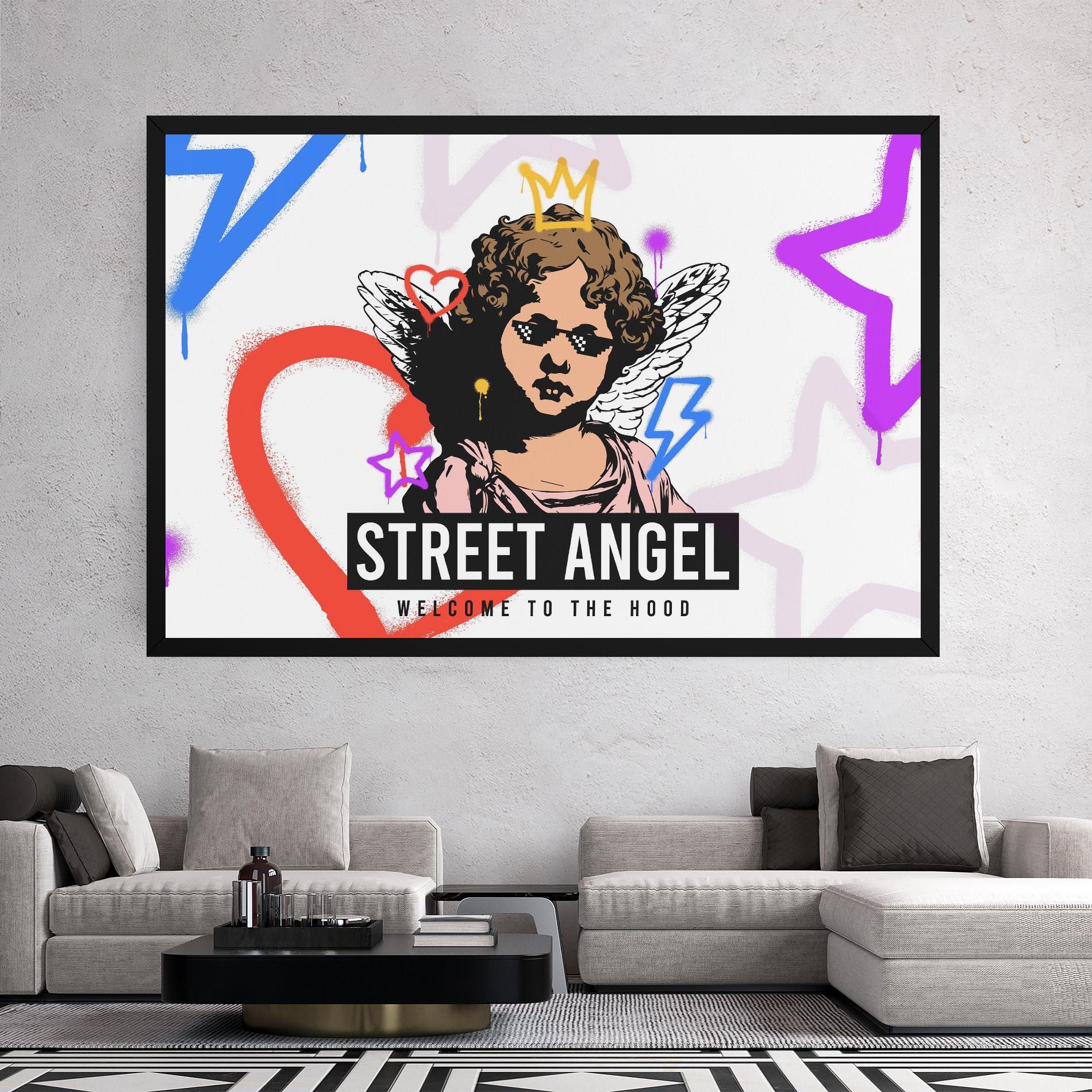 Vászonkép Hood Angel mockup 2
