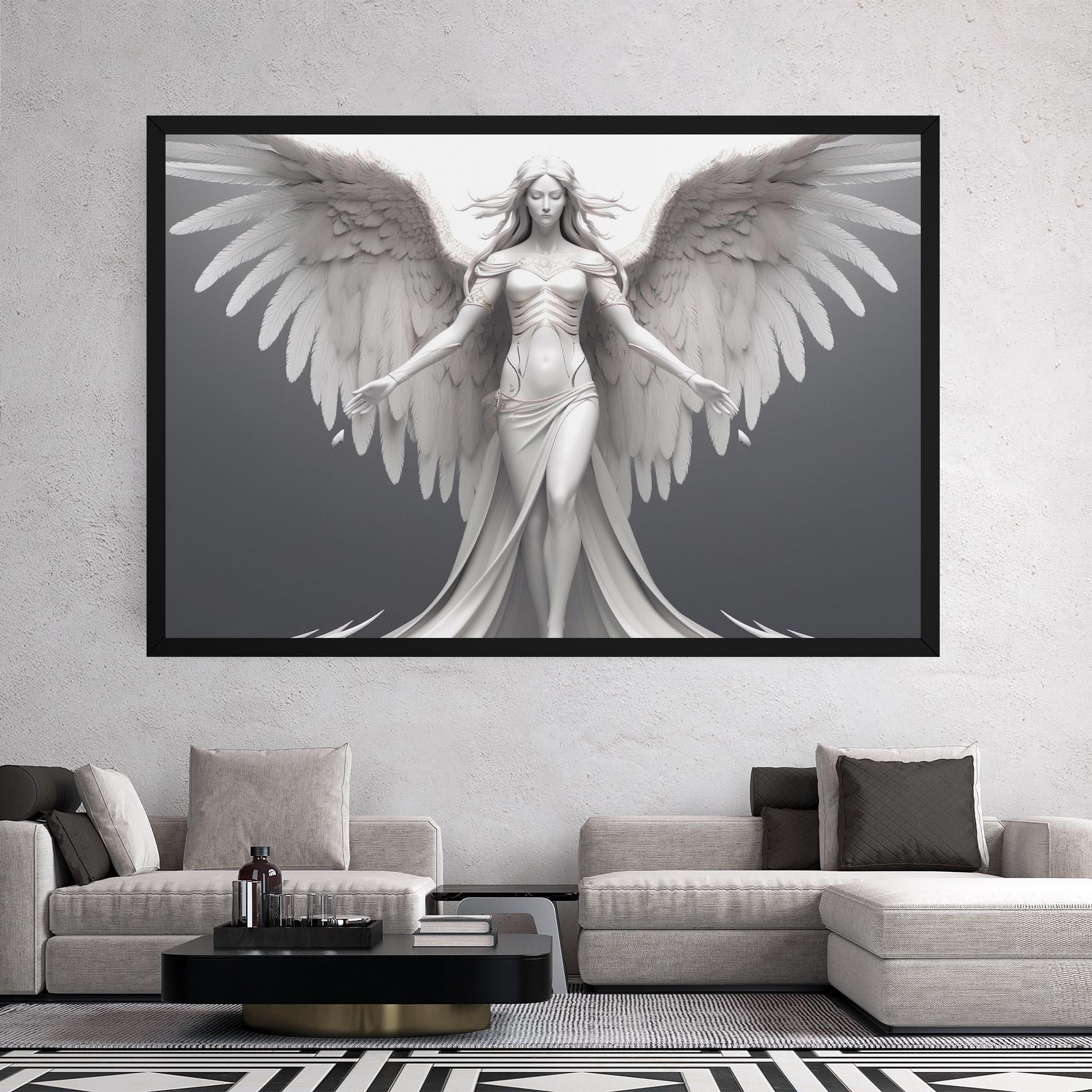 Vászonkép White Stone Woman mockup 2