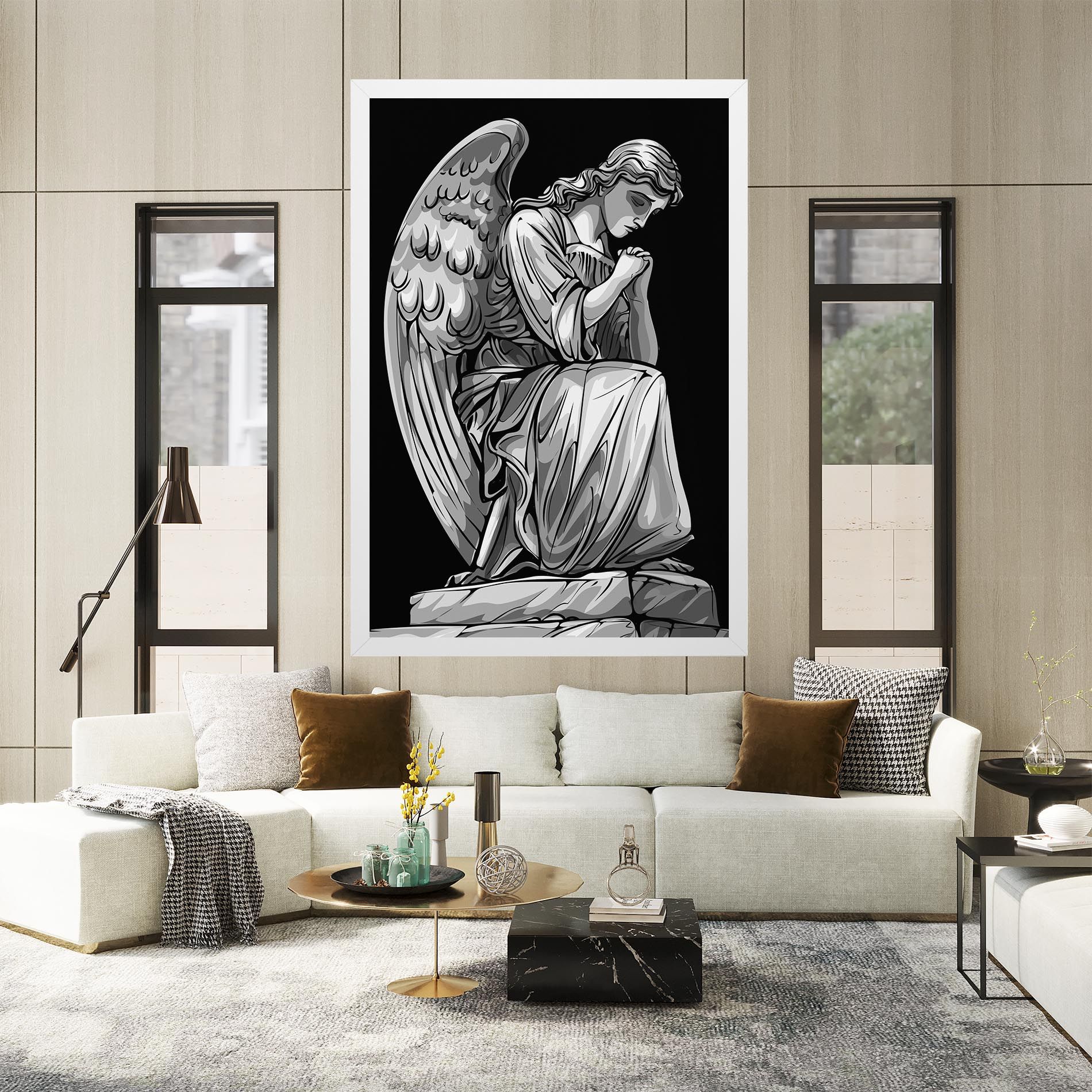Pray Angel mockup 2