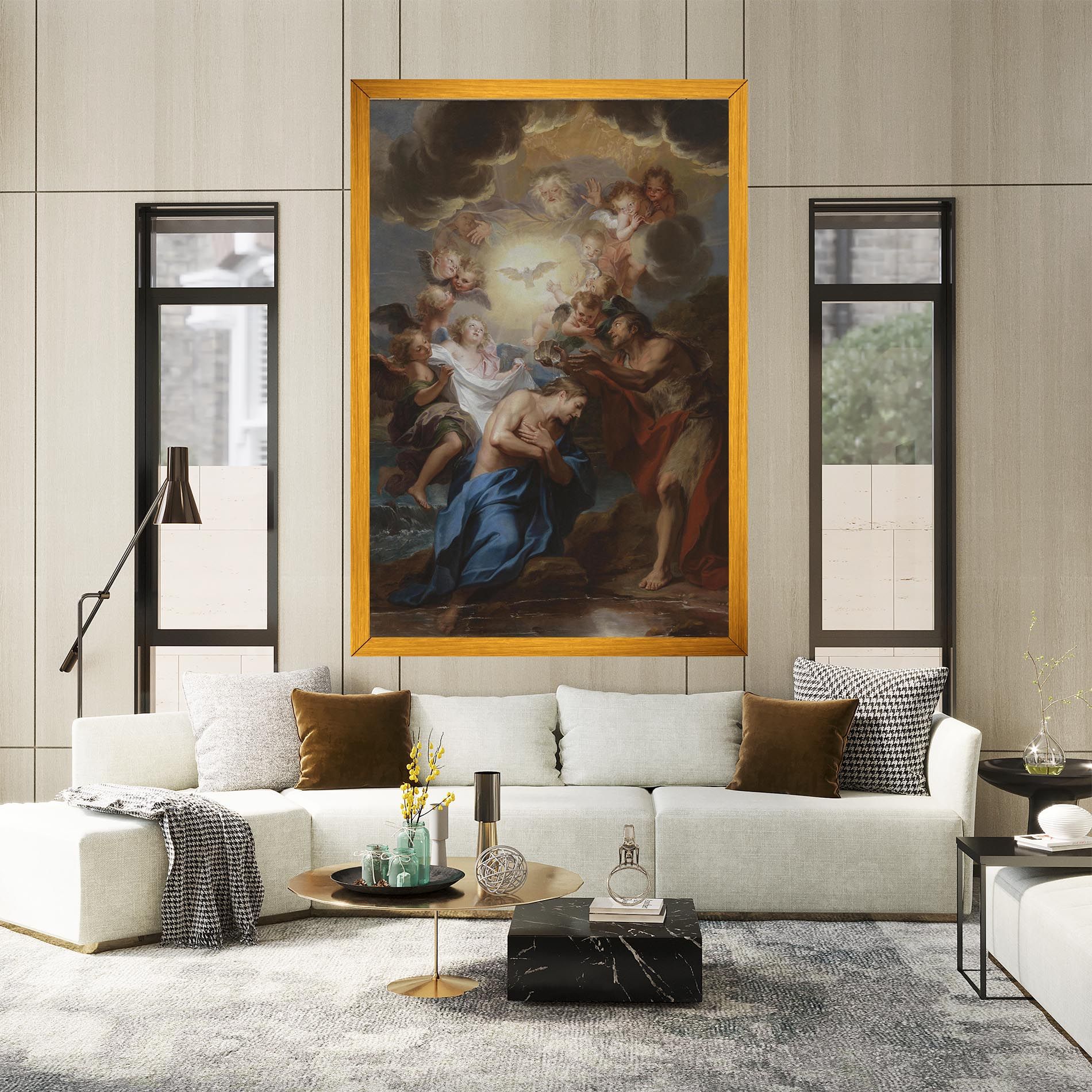 Bird Floating mockup 2