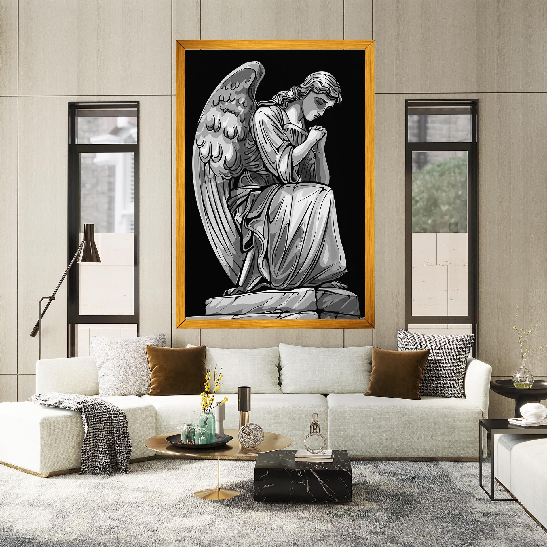 Vászonkép Pray Angel mockup 2