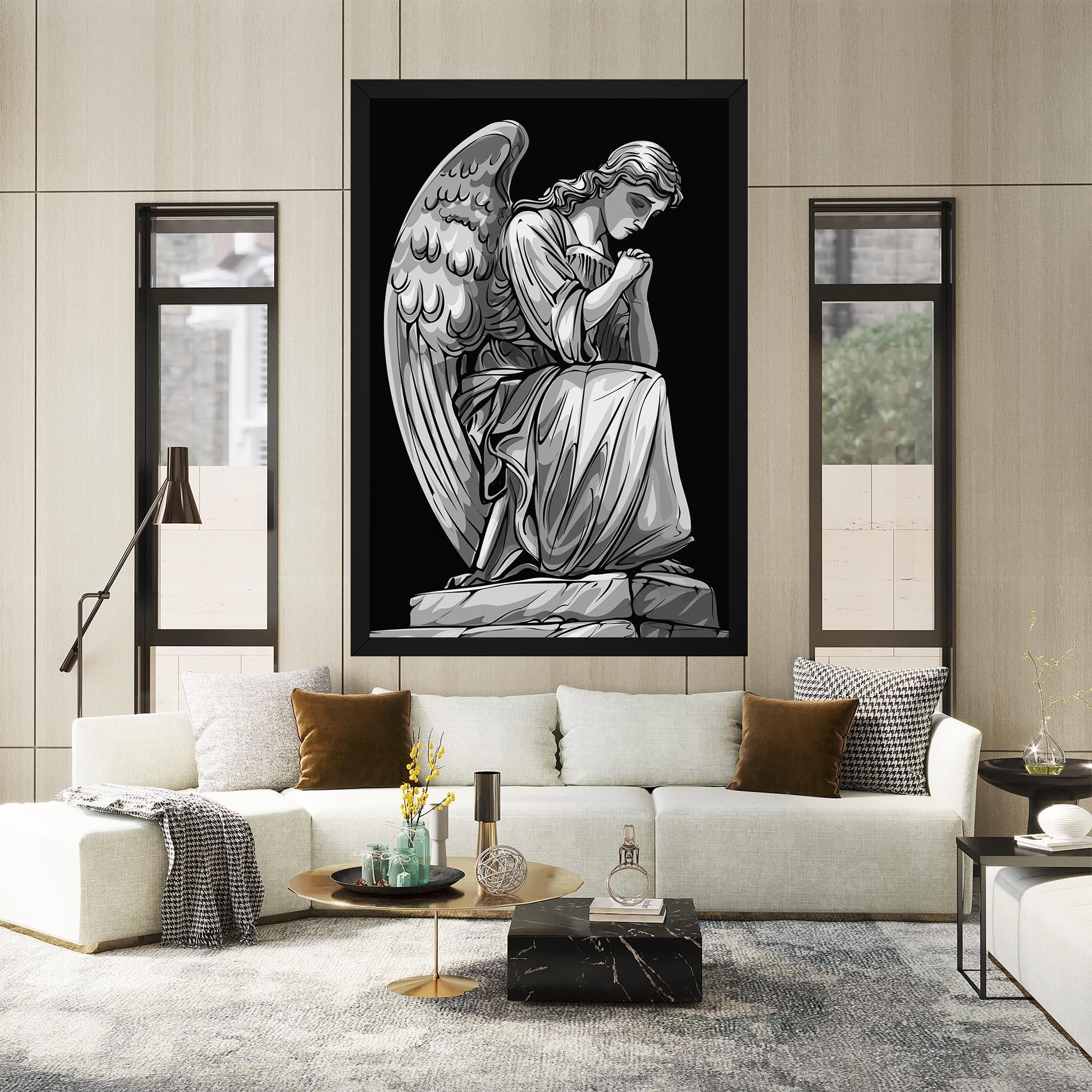 Vászonkép Pray Angel mockup 2