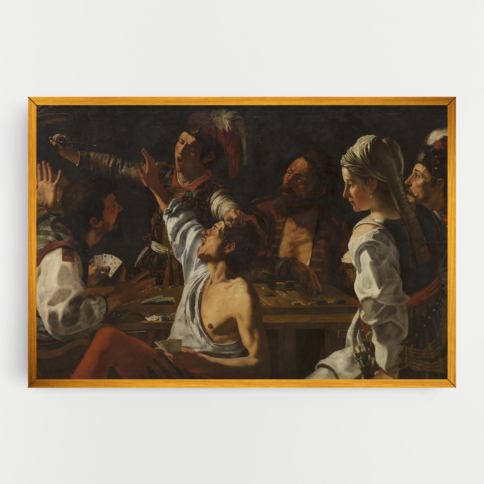 Vászonkép Rombouts Backgammon mockup 0