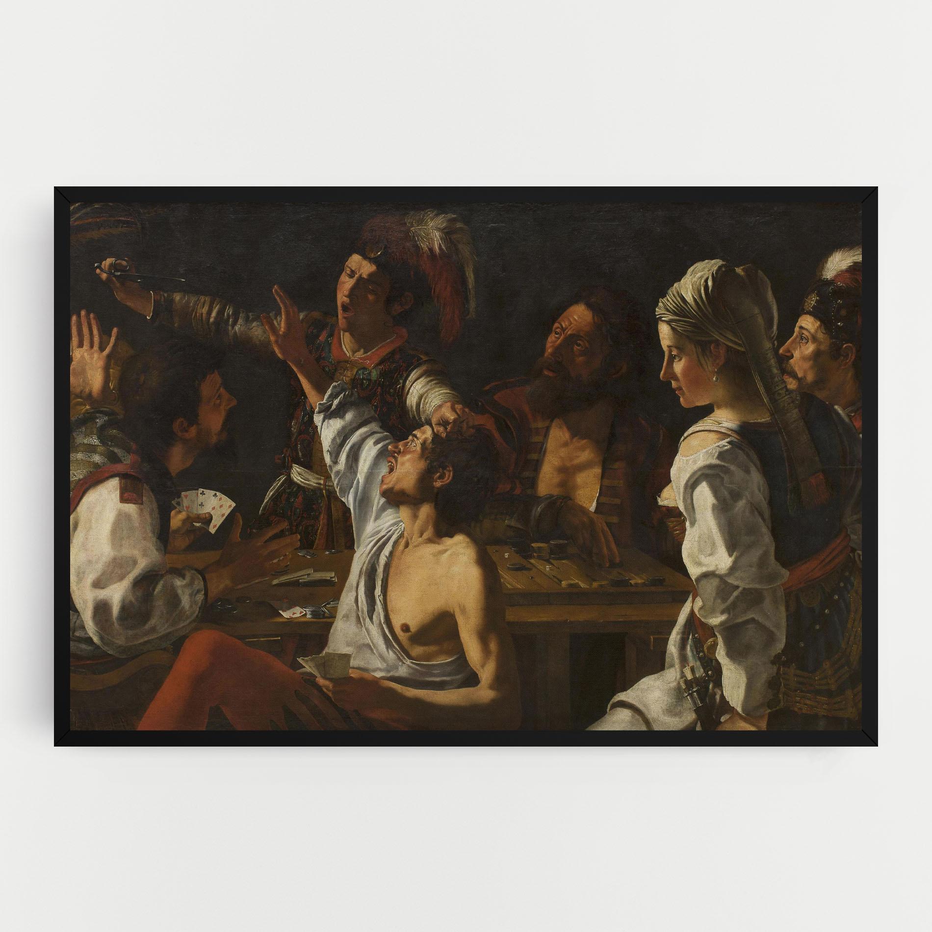 Vászonkép Rombouts Backgammon mockup 0