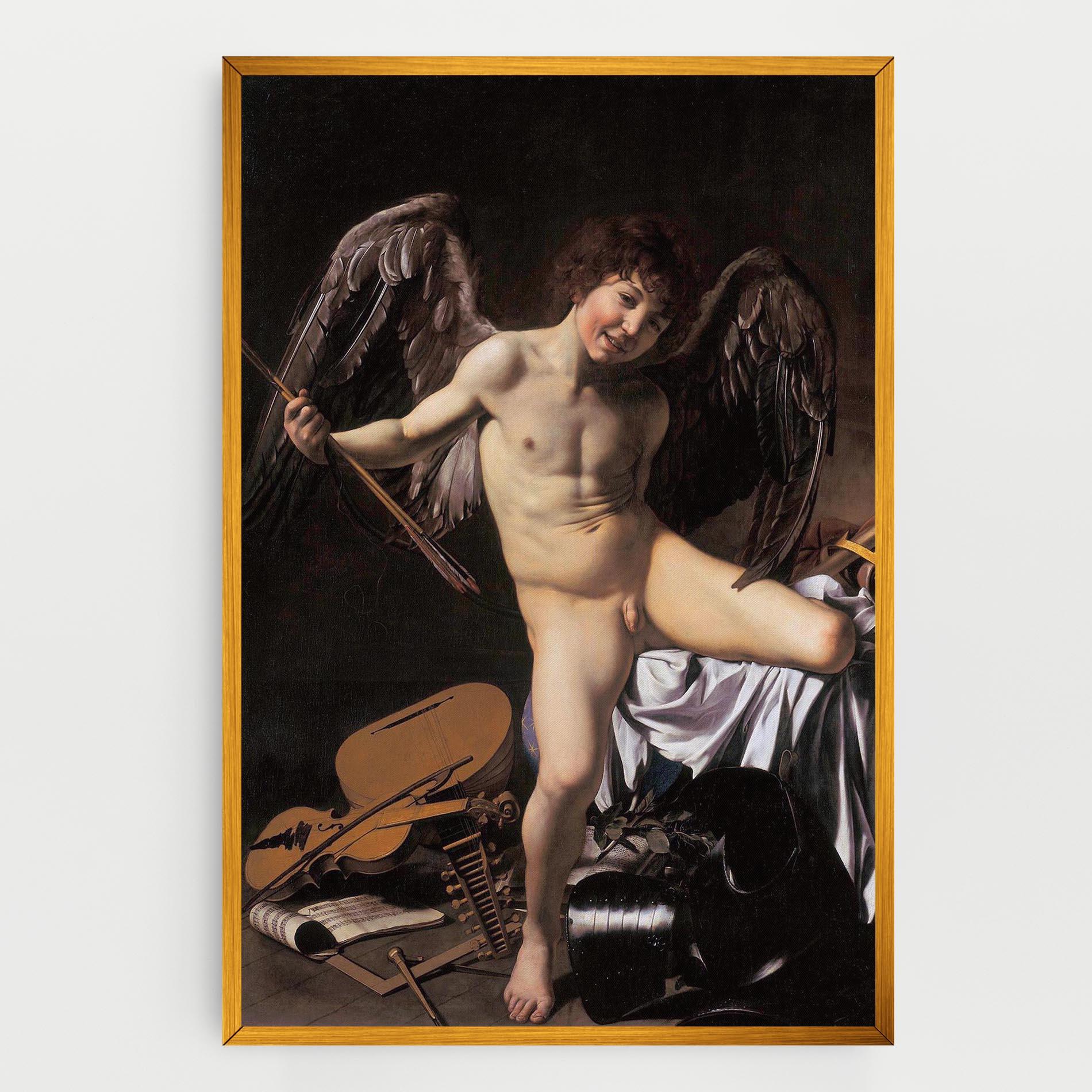 Vászonkép Amor Vincet Omnia mockup 0