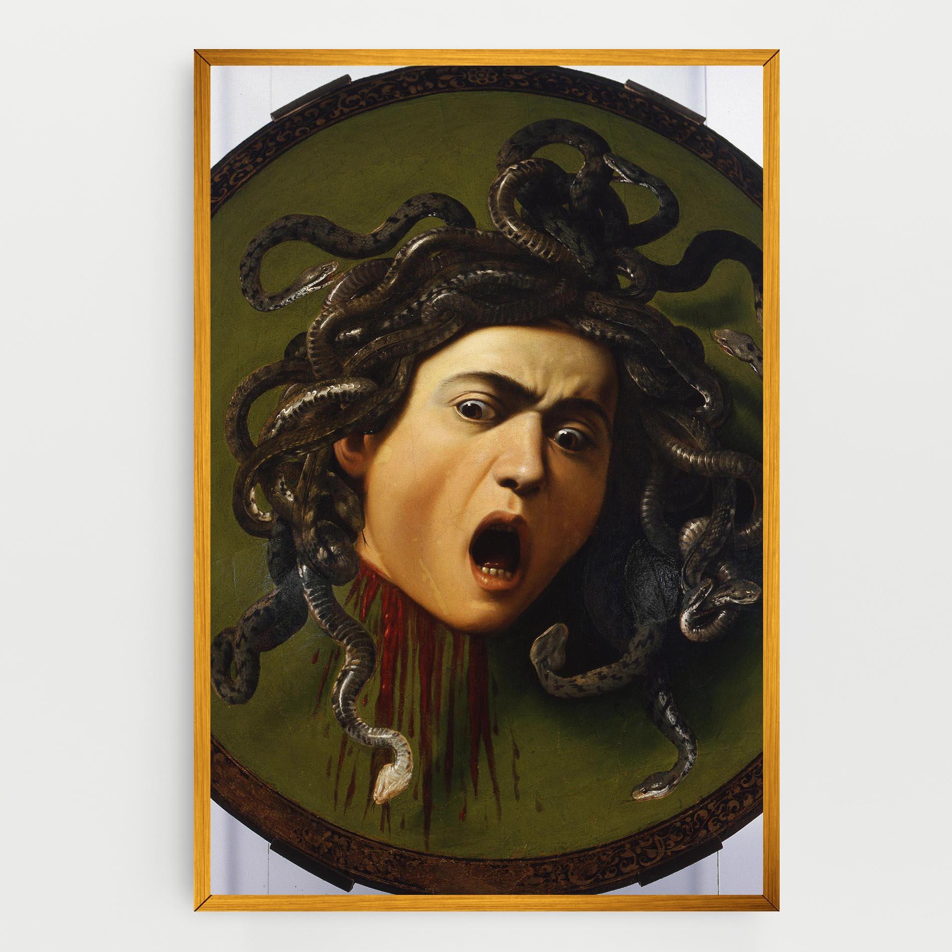 Vászonkép Caravaggio Medusa mockup 0