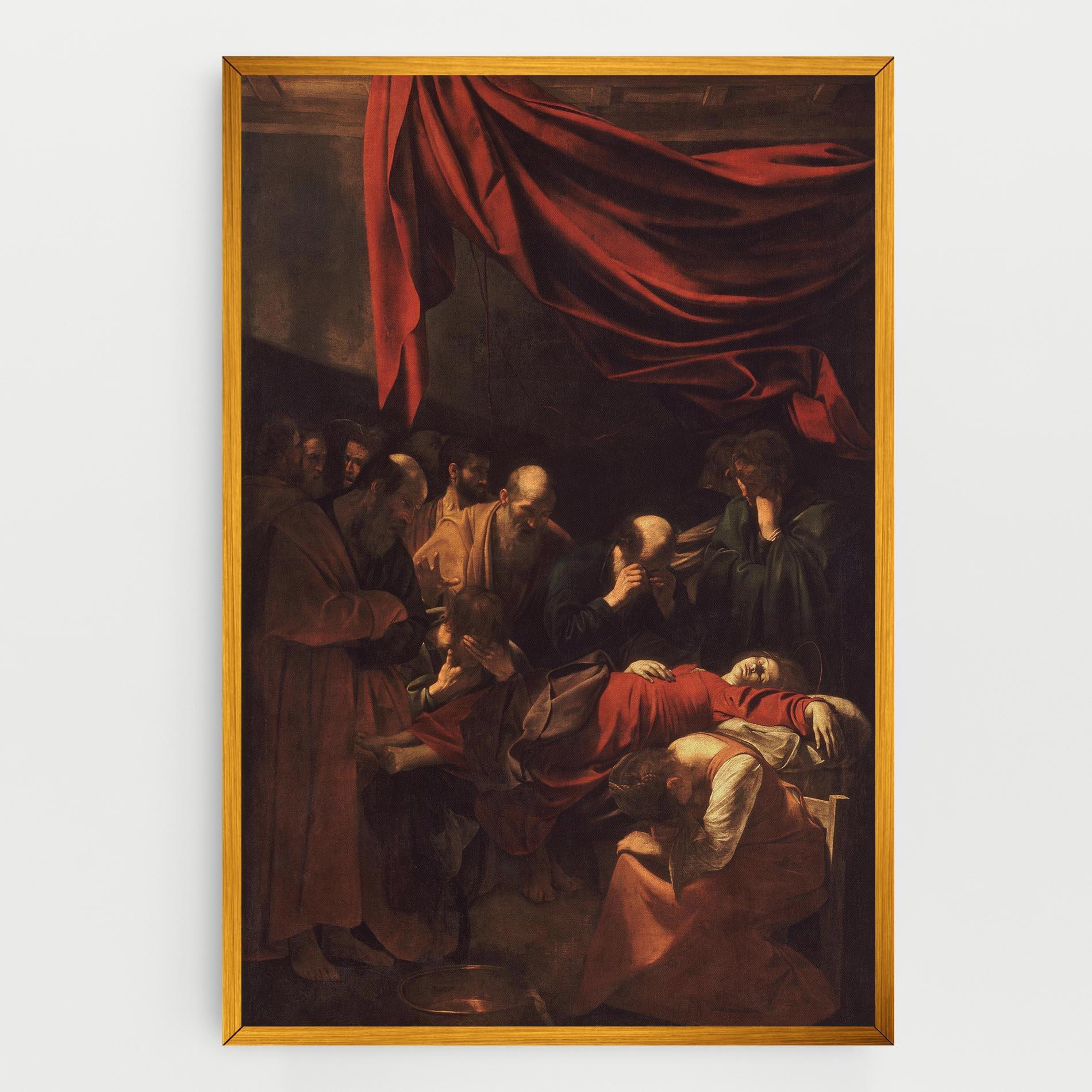 Vászonkép Death Of The Virgin mockup 0