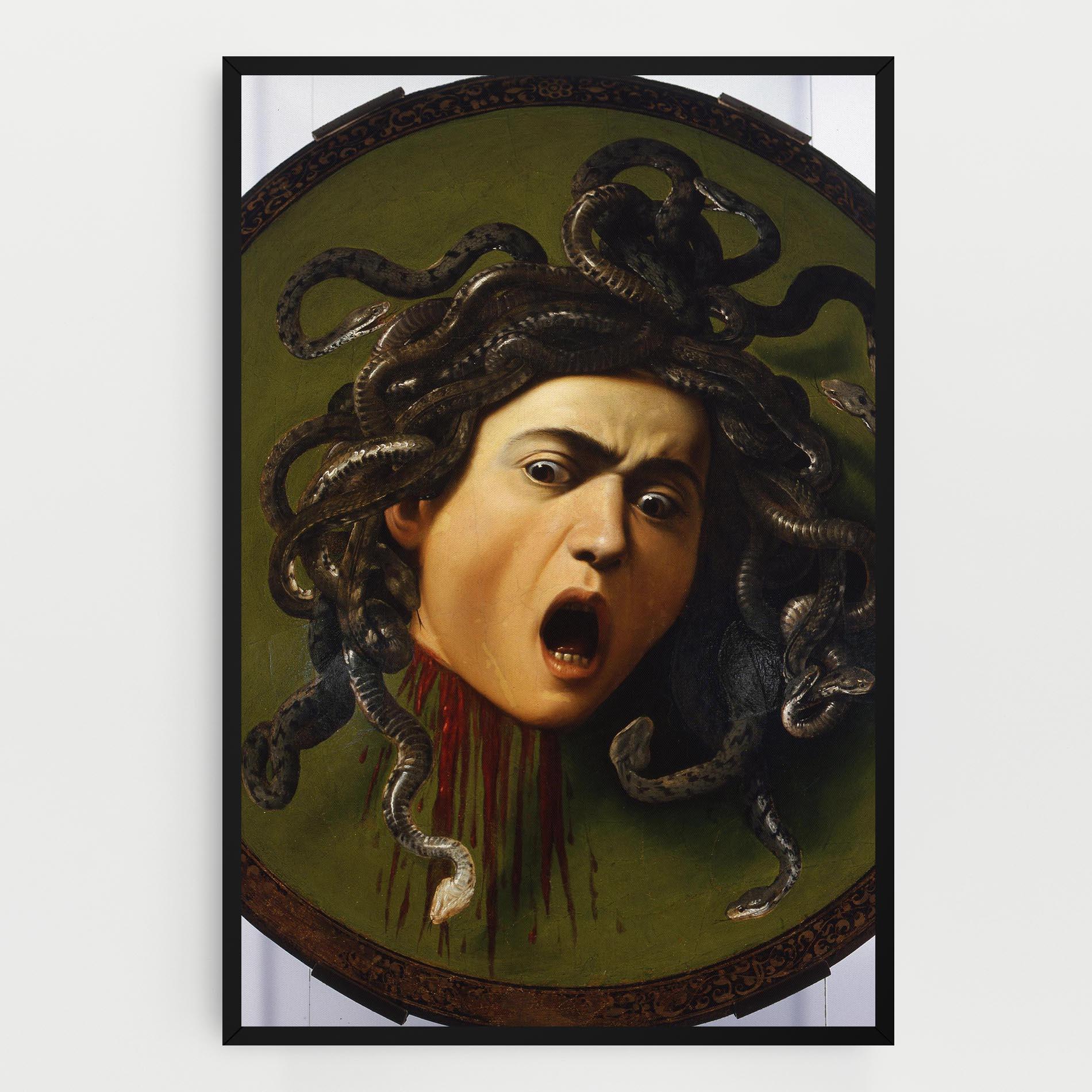 Vászonkép Caravaggio Medusa mockup 0