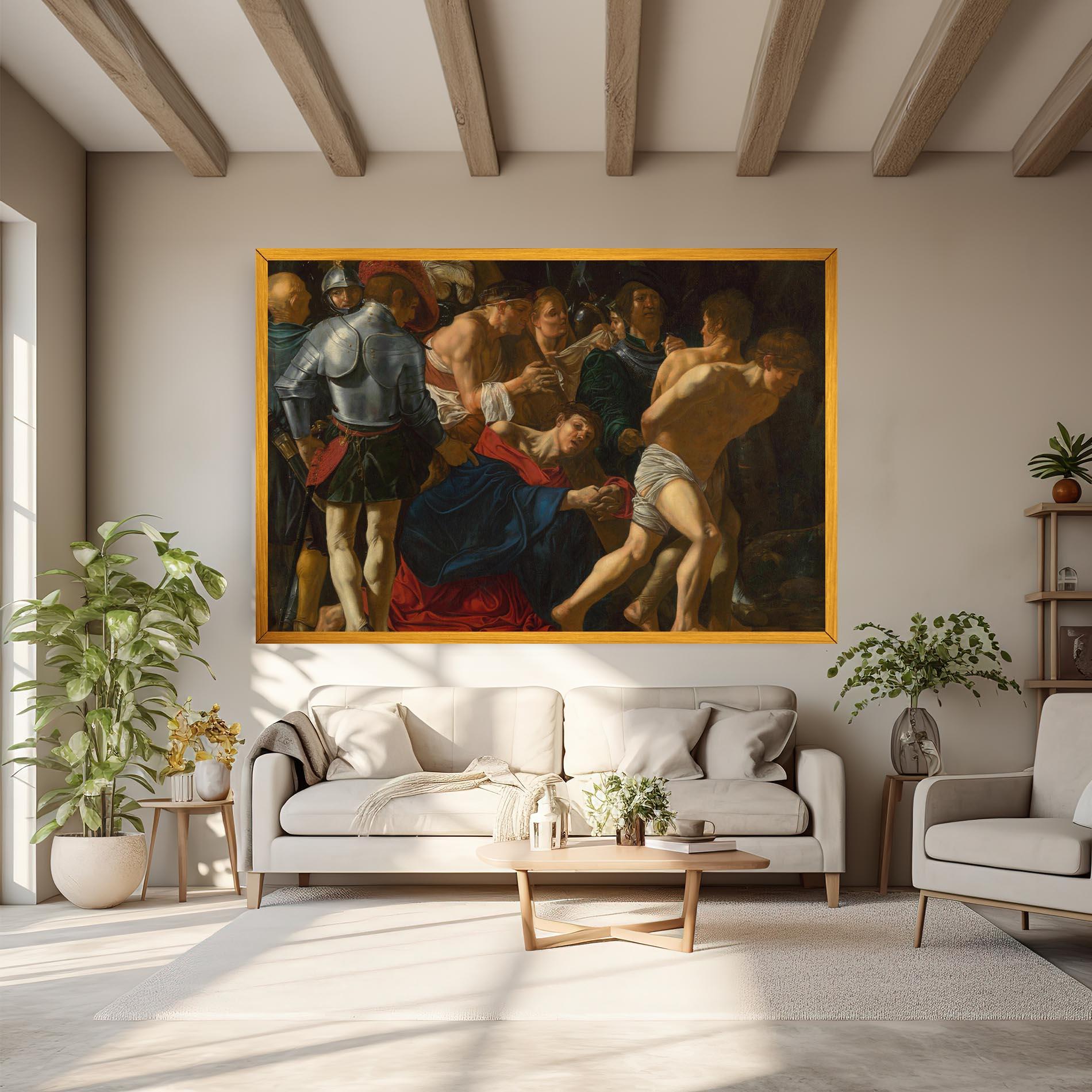 Vászonkép Fall Of Christ Calvary mockup 6