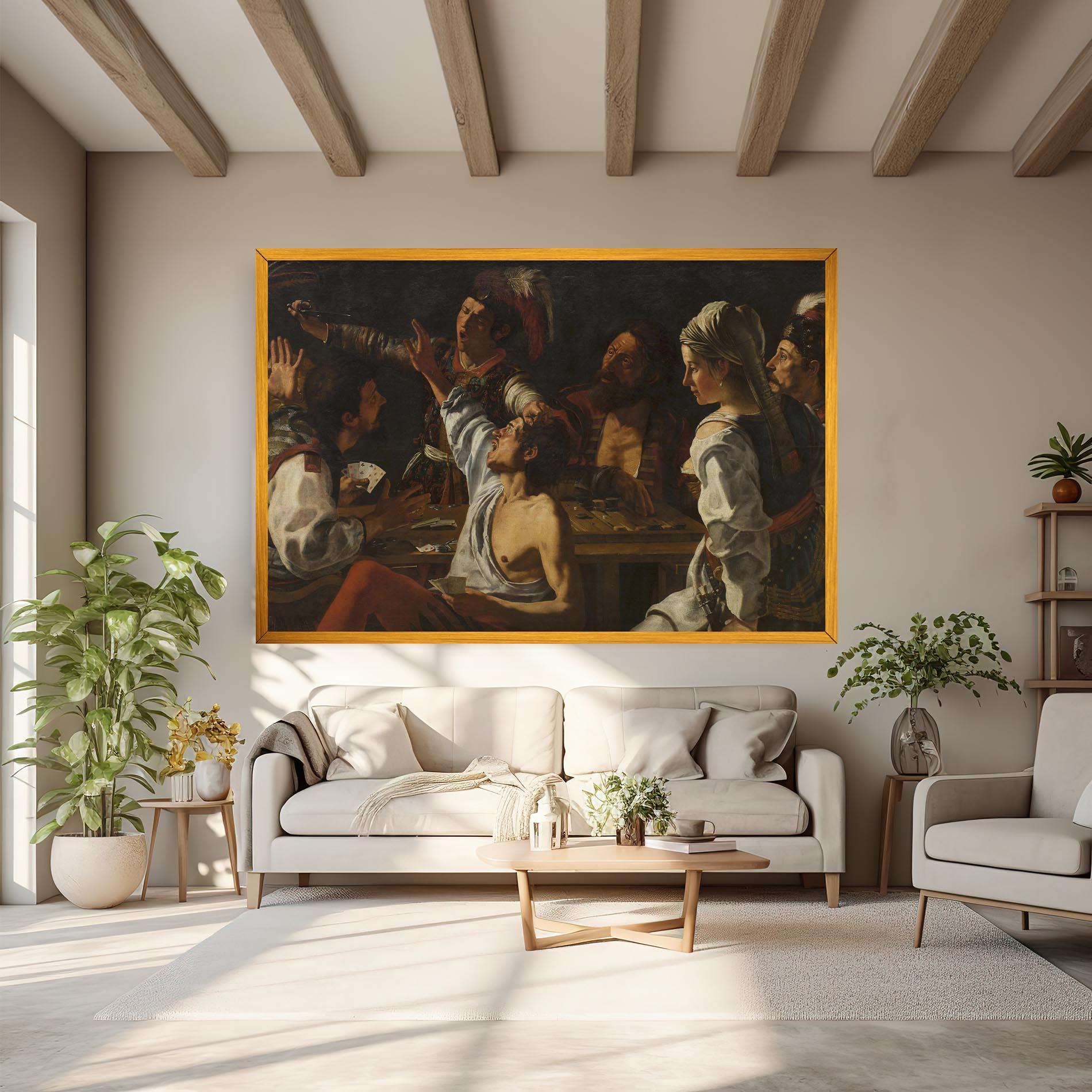 Vászonkép Rombouts Backgammon mockup 6