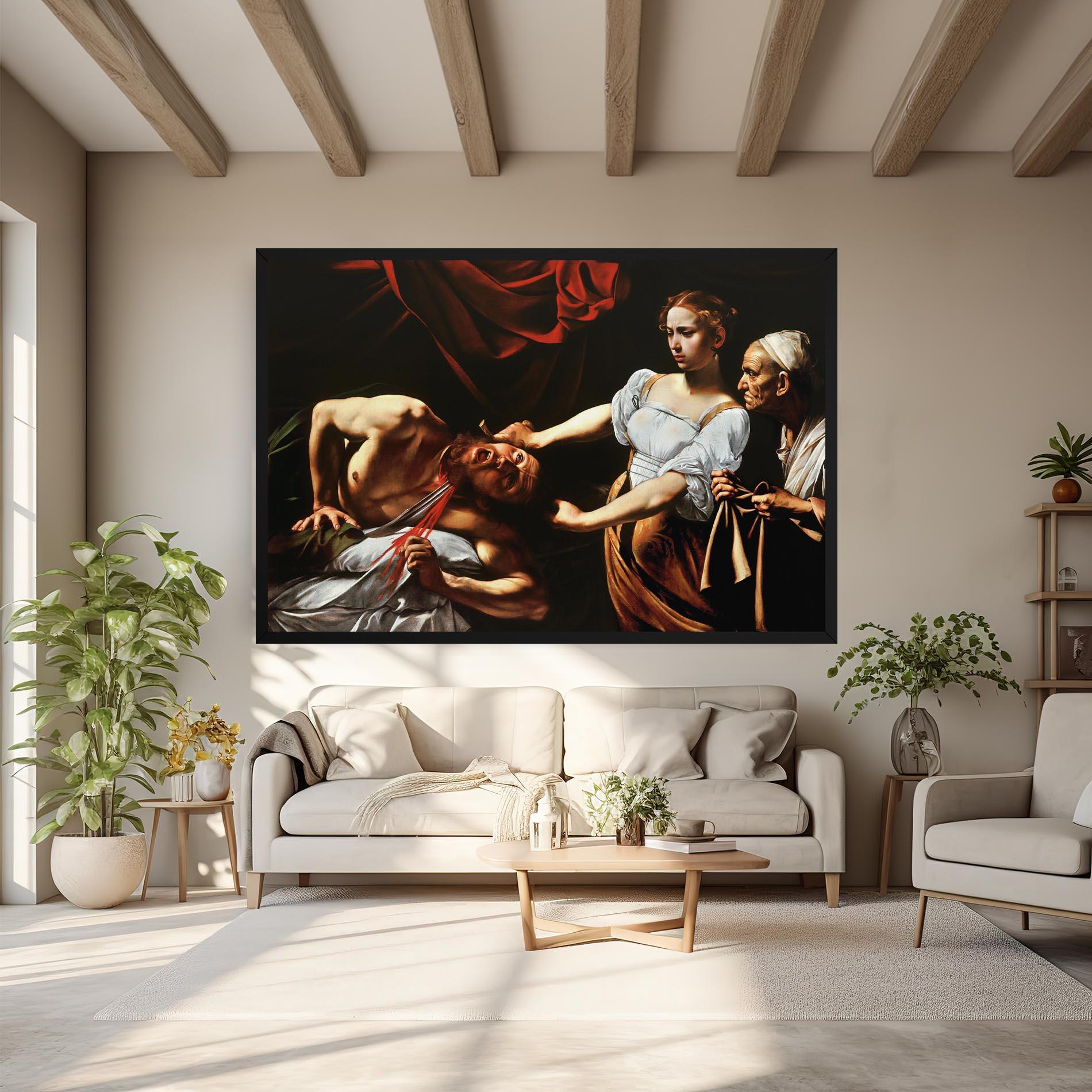 Vászonkép Judith Beheading mockup 6