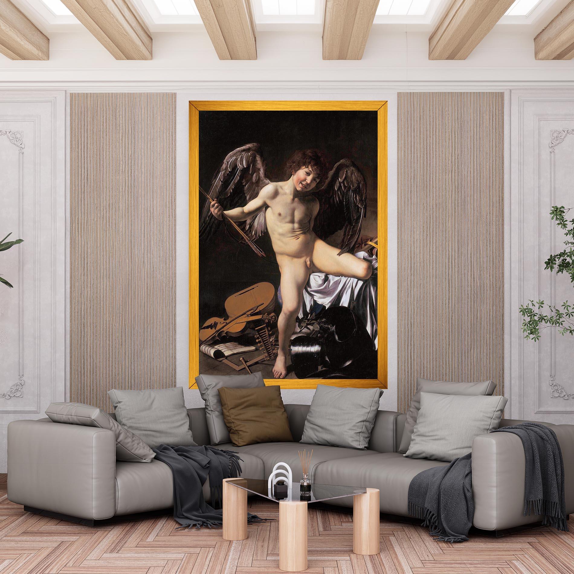 Vászonkép Amor Vincet Omnia mockup 6