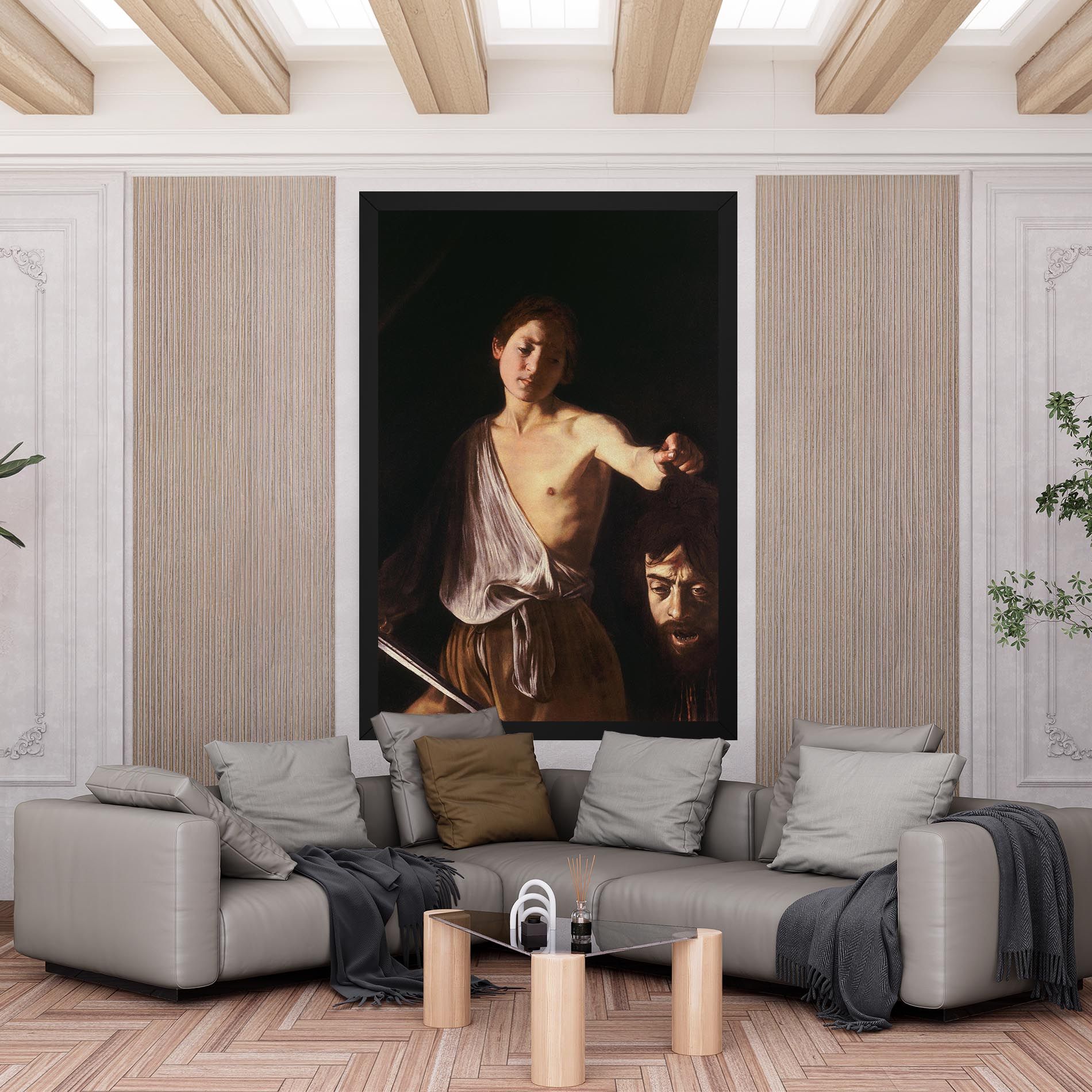 David With The Head Of Goliath mockup 6