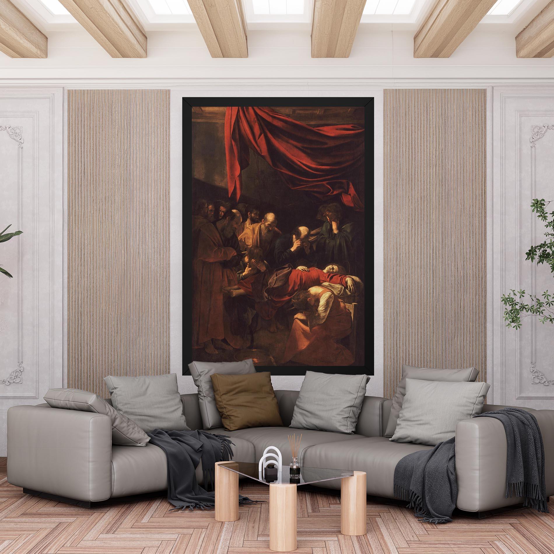 Vászonkép Death Of The Virgin mockup 6