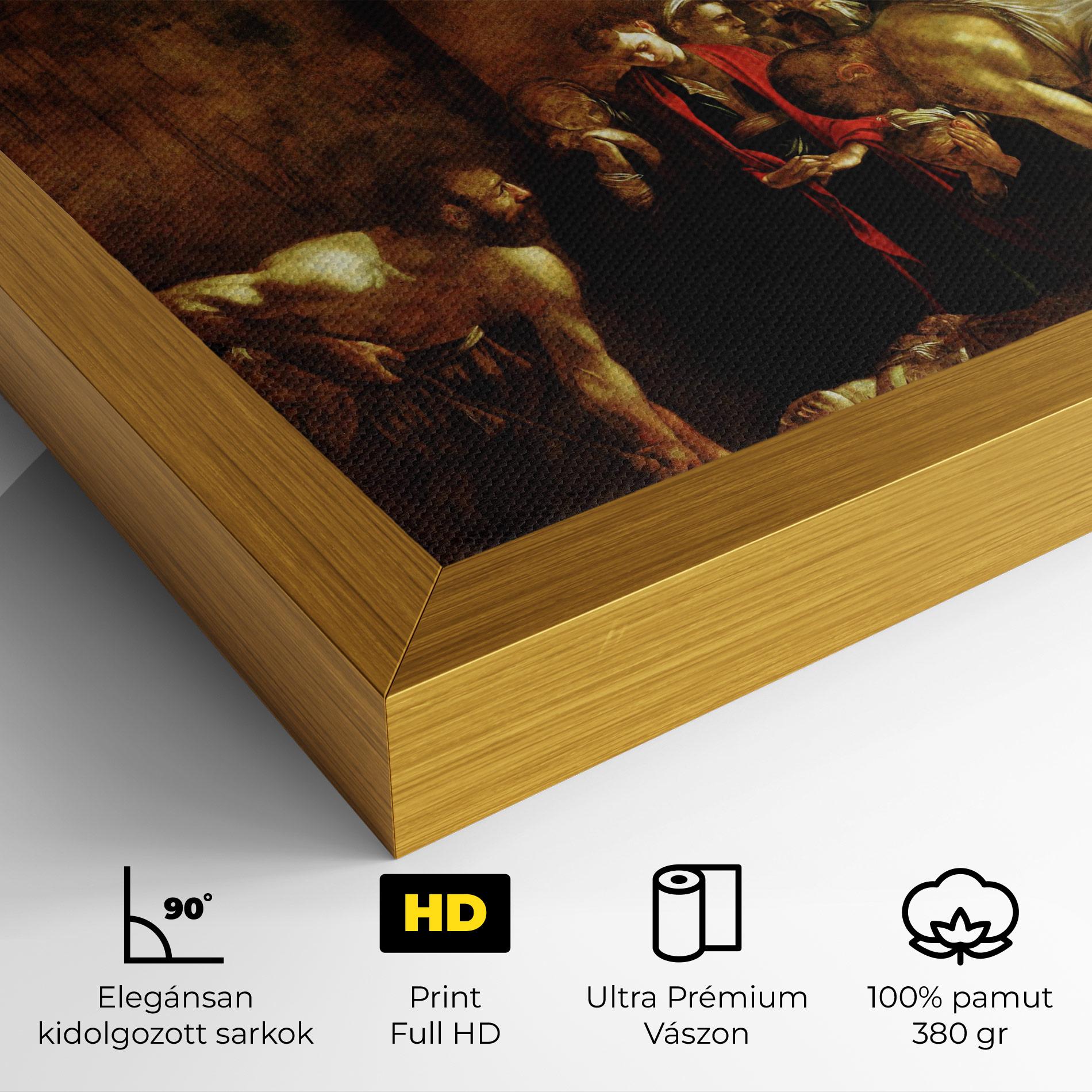 Vászonkép Burial Of Saint Lucy mockup 4