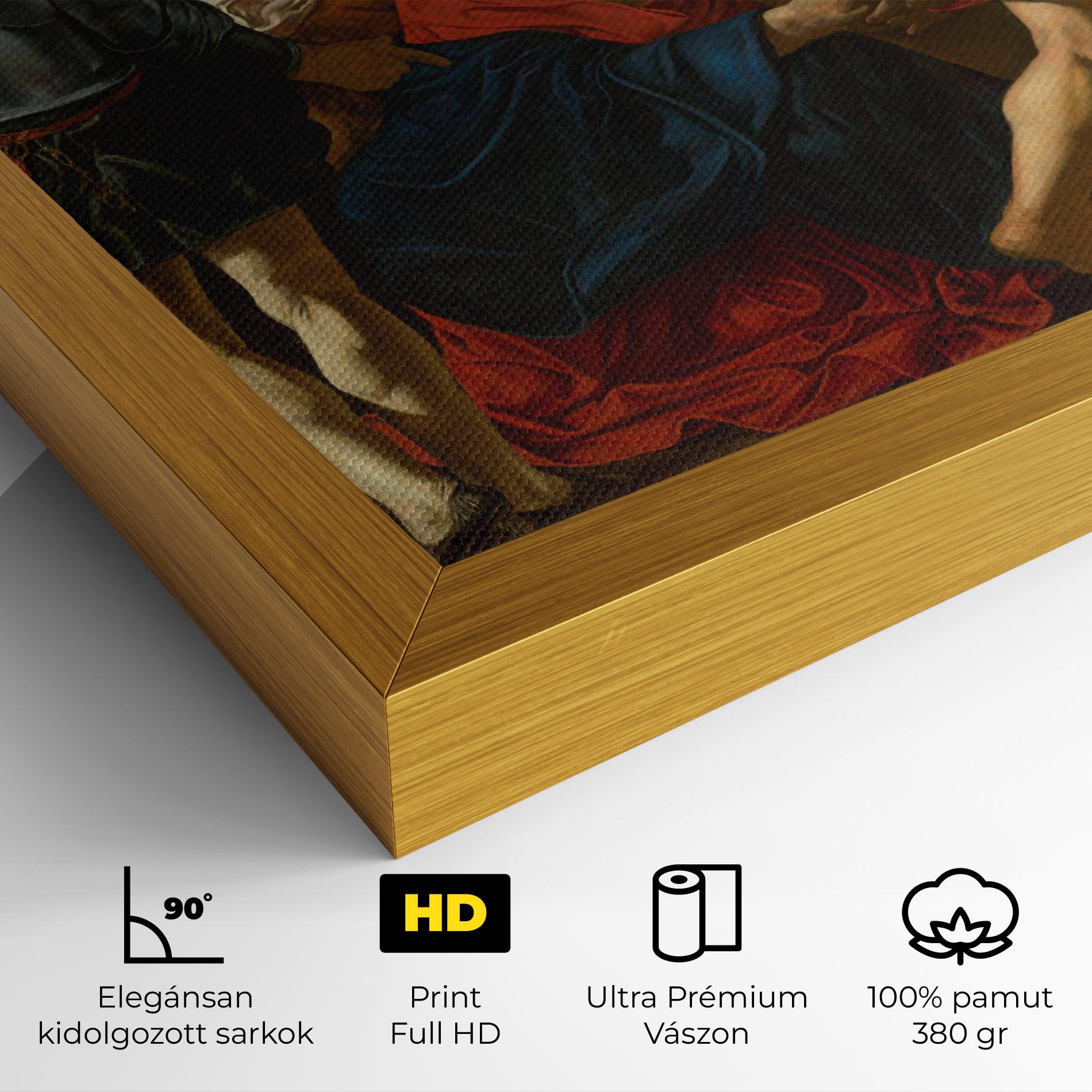 Vászonkép Fall Of Christ Calvary mockup 4