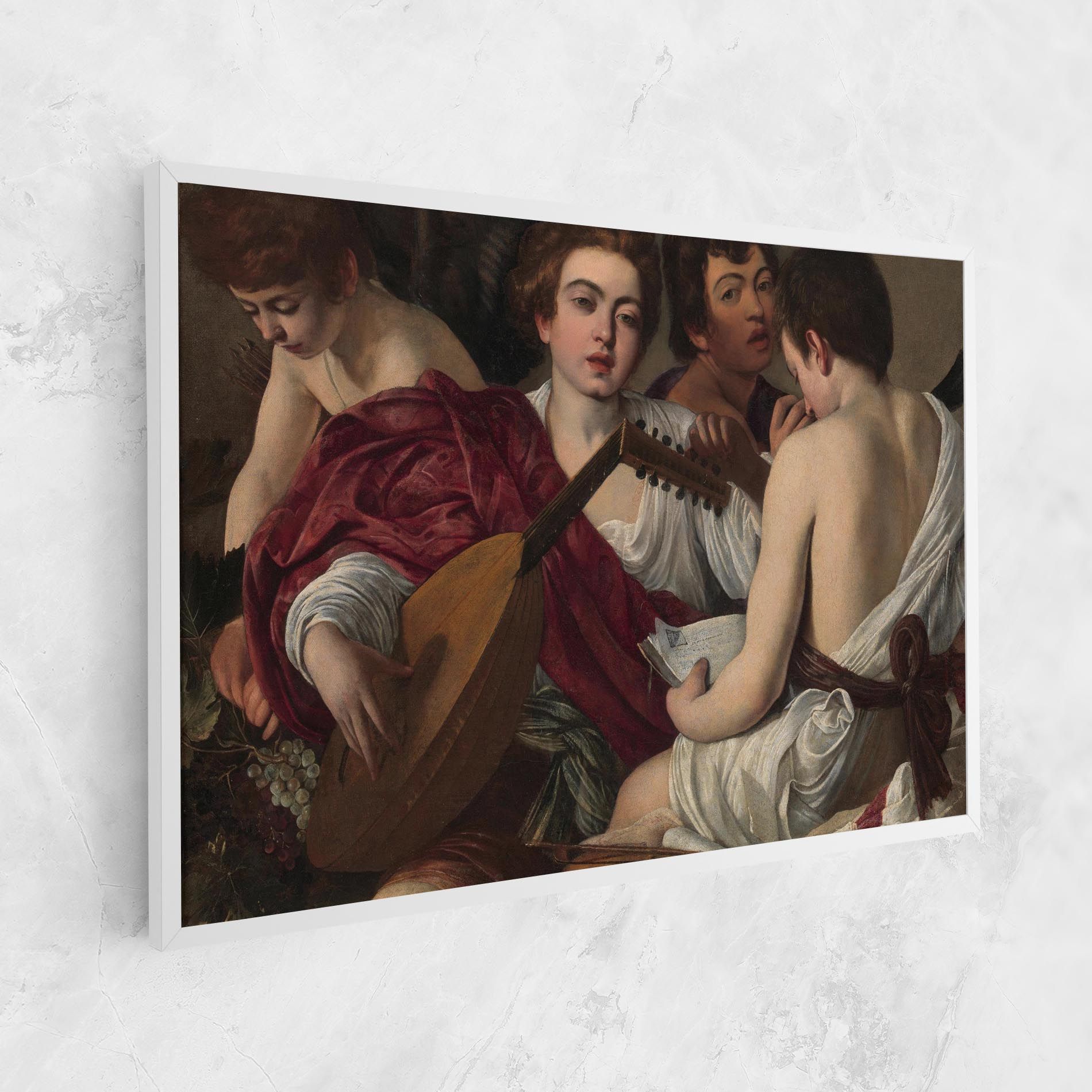 Caravaggio Musici mockup 1