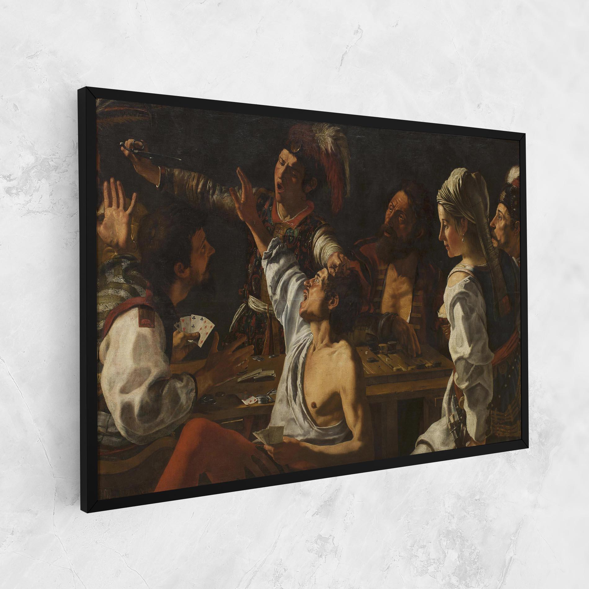 Vászonkép Rombouts Backgammon mockup 1