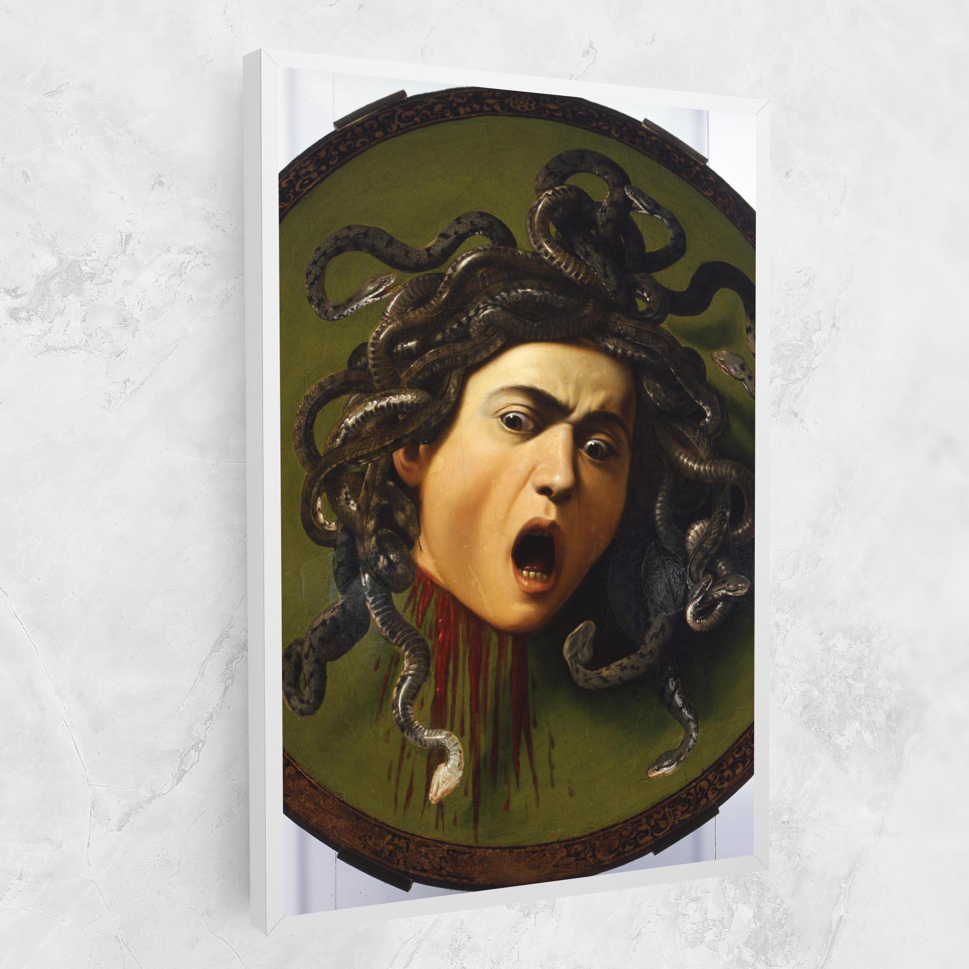 Vászonkép Caravaggio Medusa mockup 1