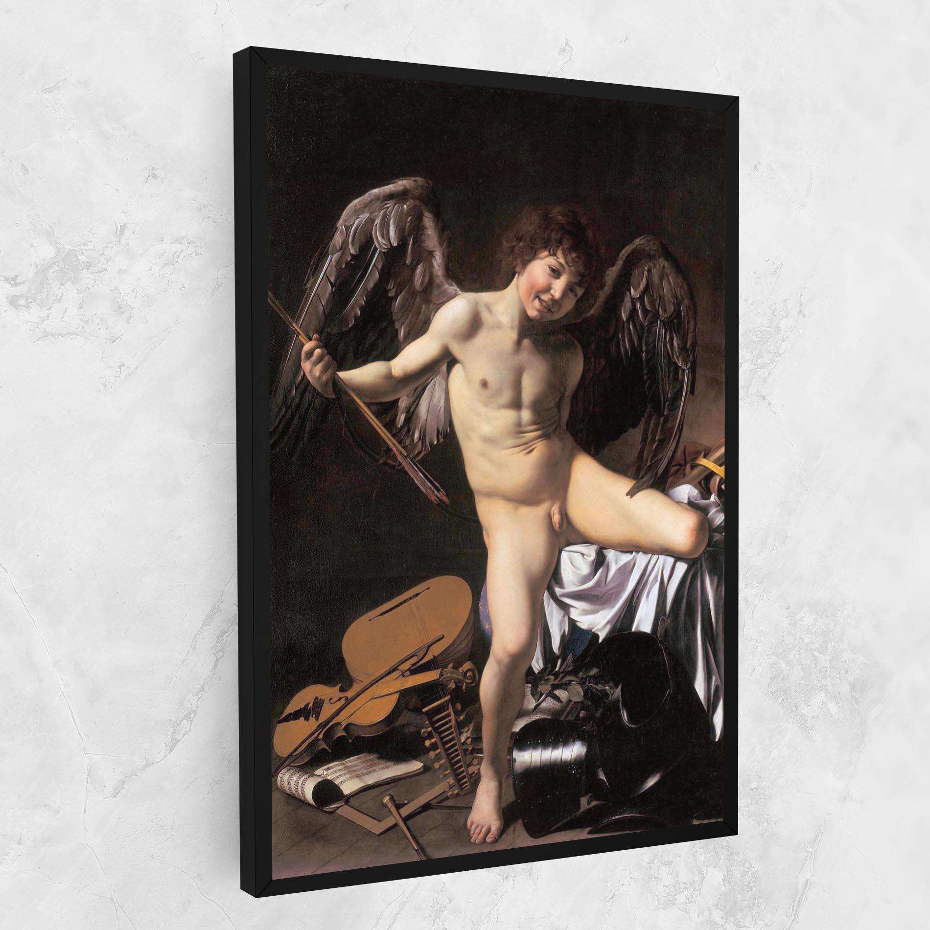 Vászonkép Amor Vincet Omnia mockup 1