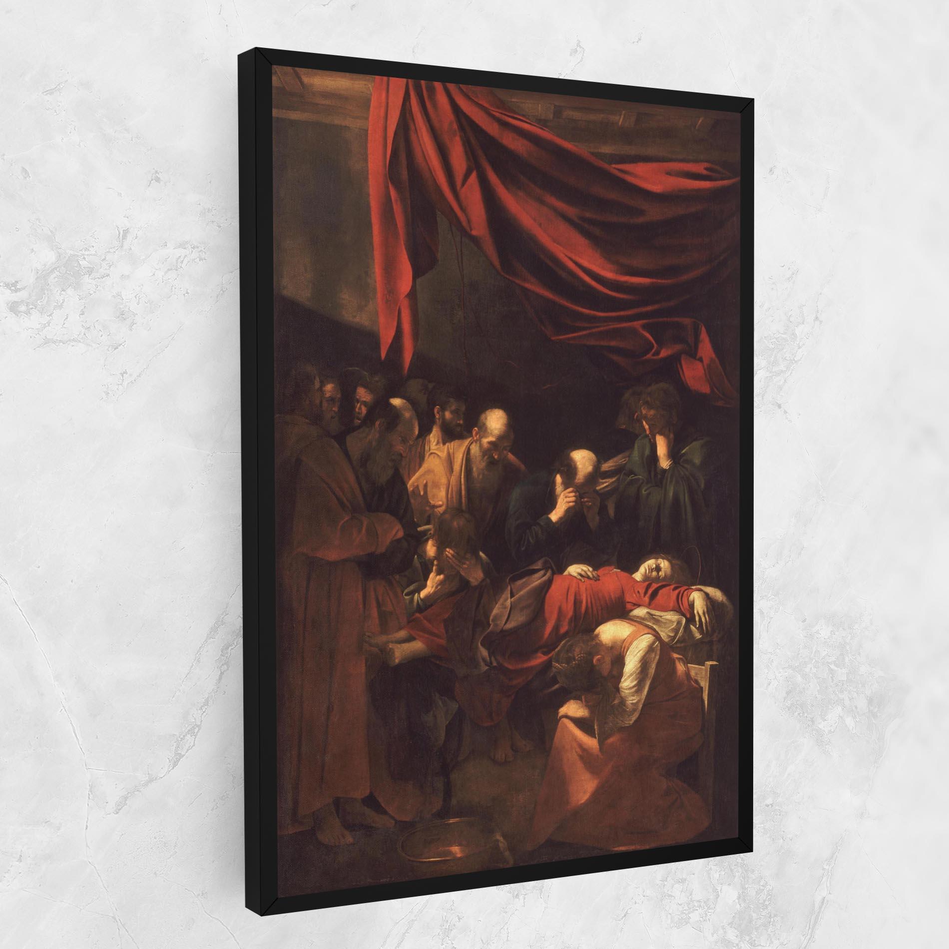 Vászonkép Death Of The Virgin mockup 1