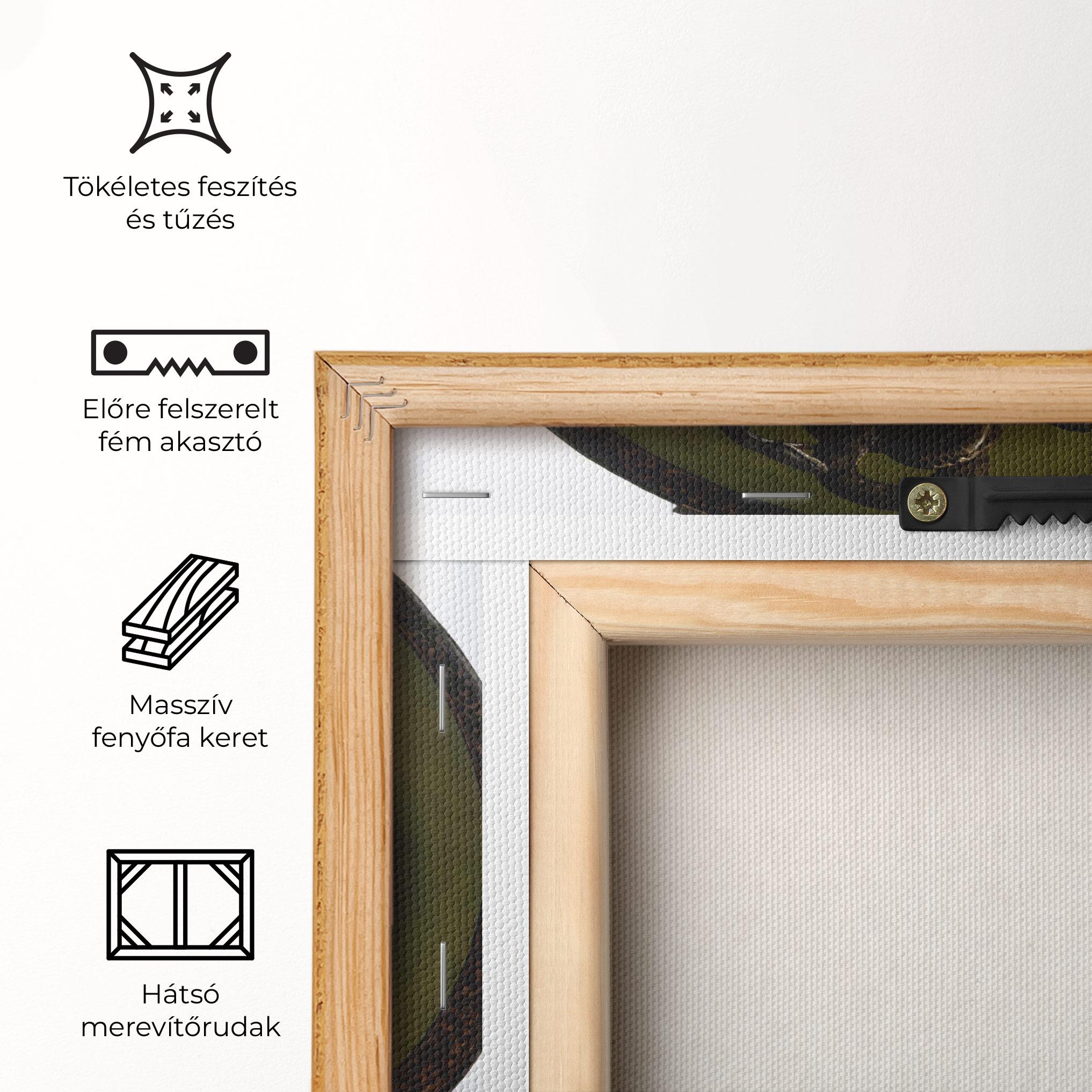 Vászonkép Caravaggio Medusa mockup 5