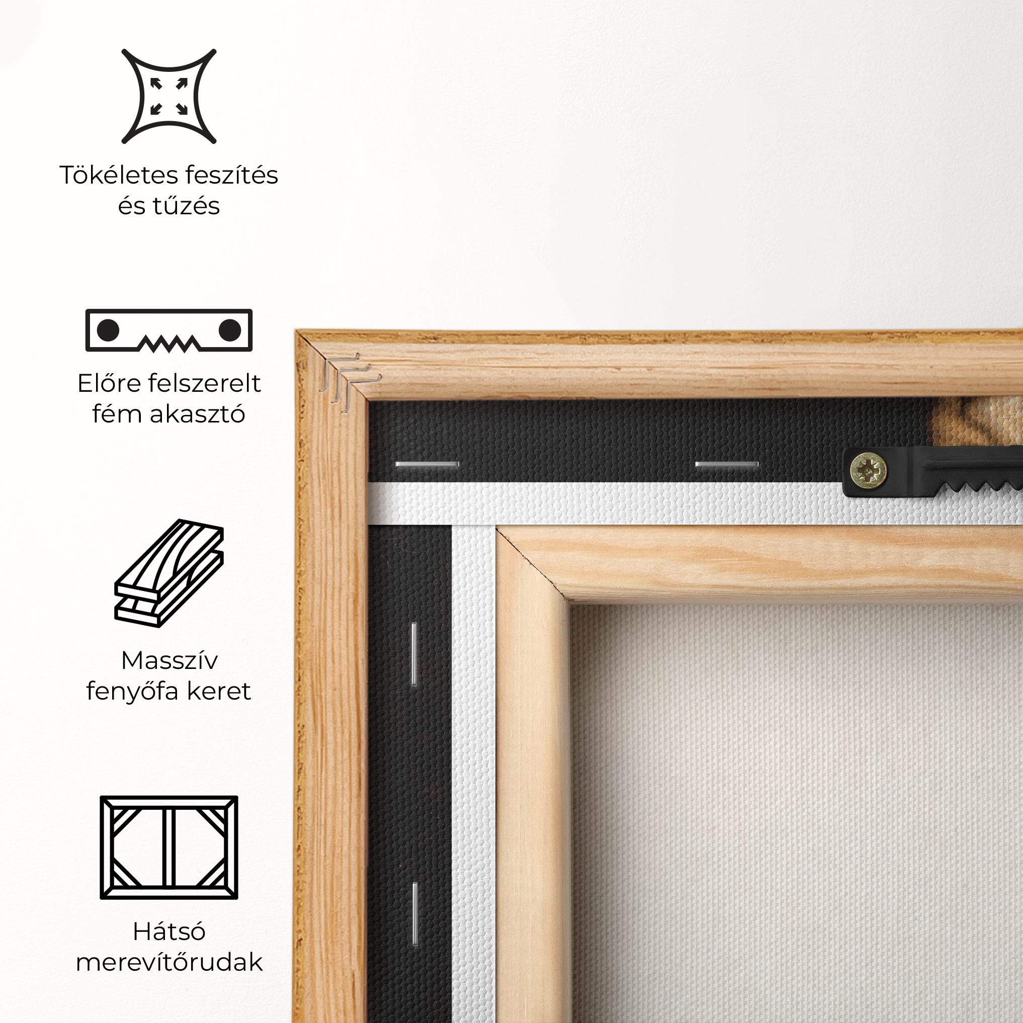 Vászonkép Young Sick Bacchus mockup 5