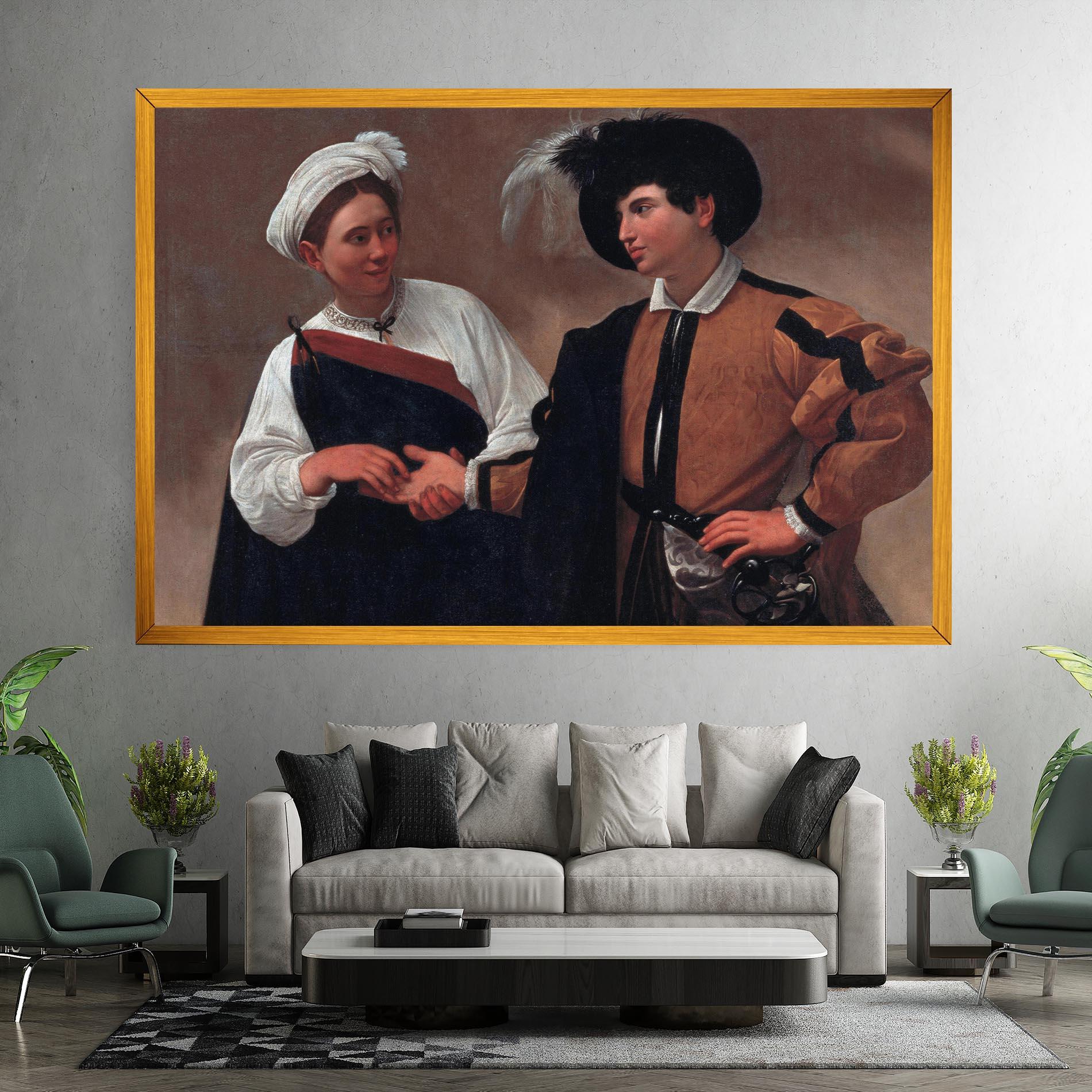 Vászonkép Caravaggio Good Luck mockup 7