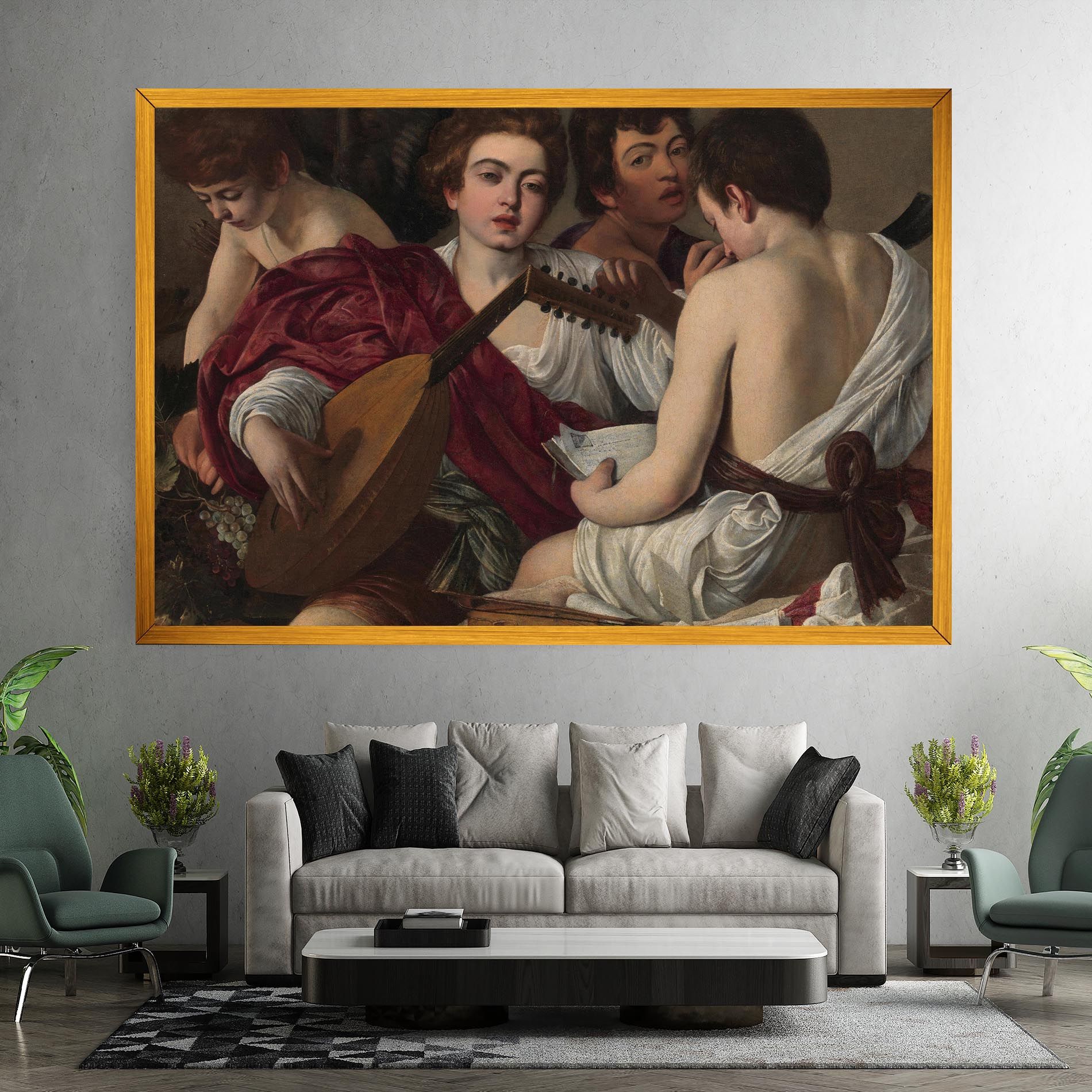 Caravaggio Musici mockup 7
