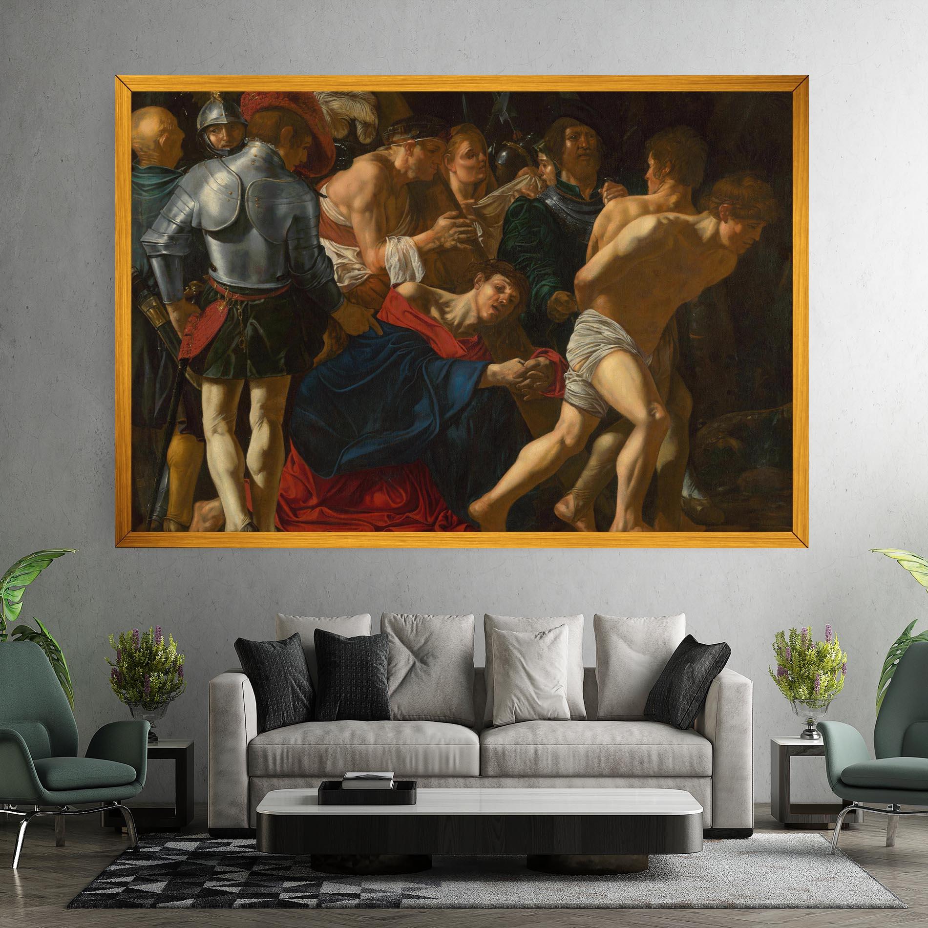 Vászonkép Fall Of Christ Calvary mockup 7