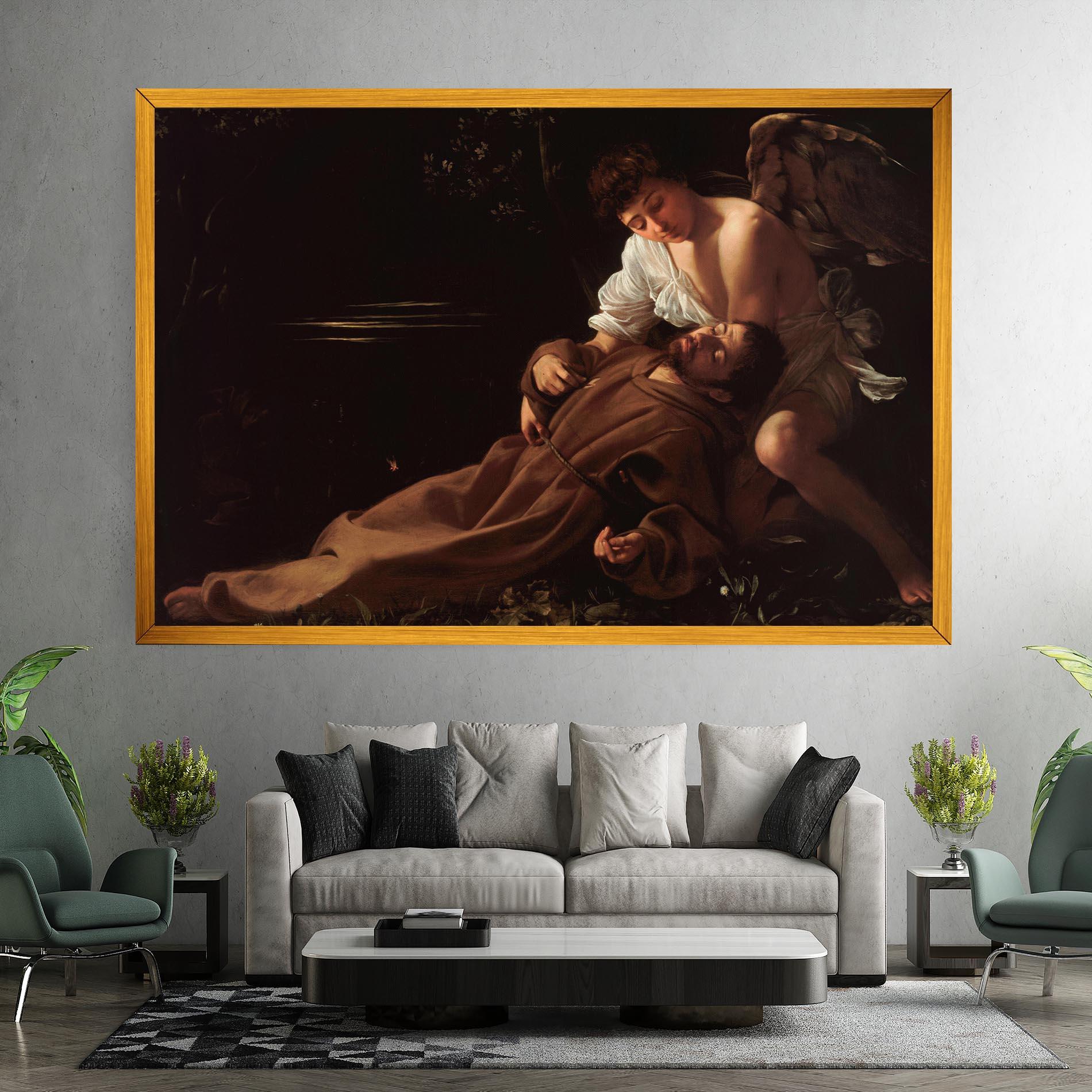 Vászonkép Francis Of Assisi In Ecstasy mockup 7