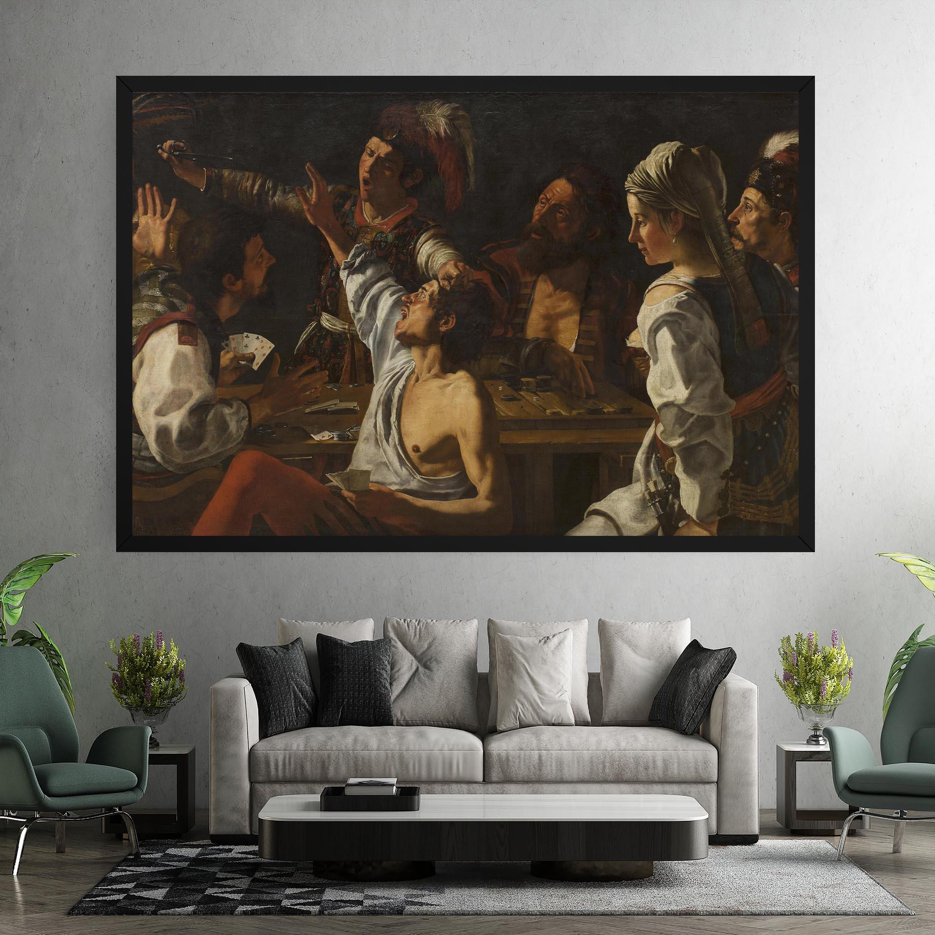 Vászonkép Rombouts Backgammon mockup 7